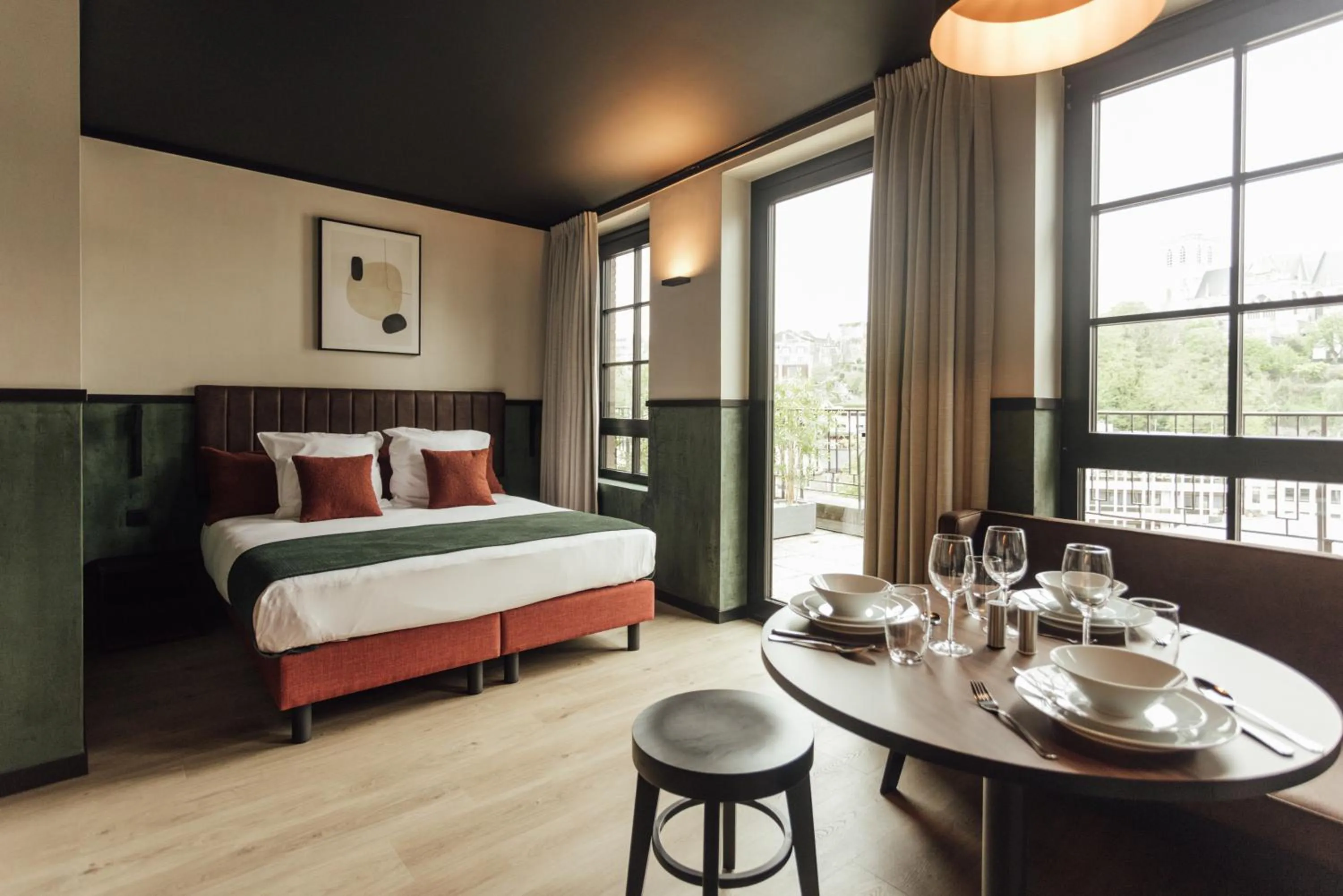 Bed in Getaway Liège