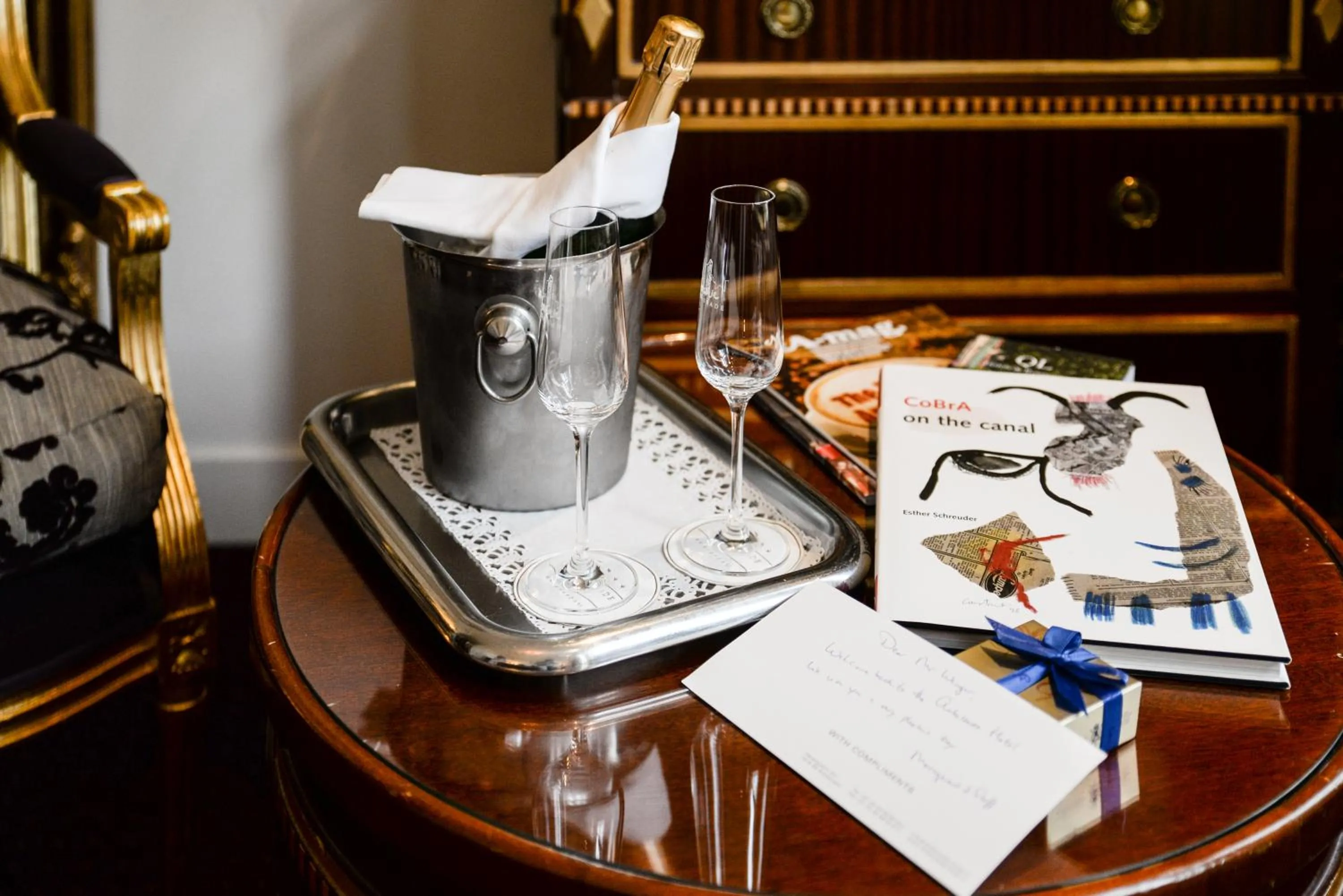 Decorative detail in Ambassade Hotel