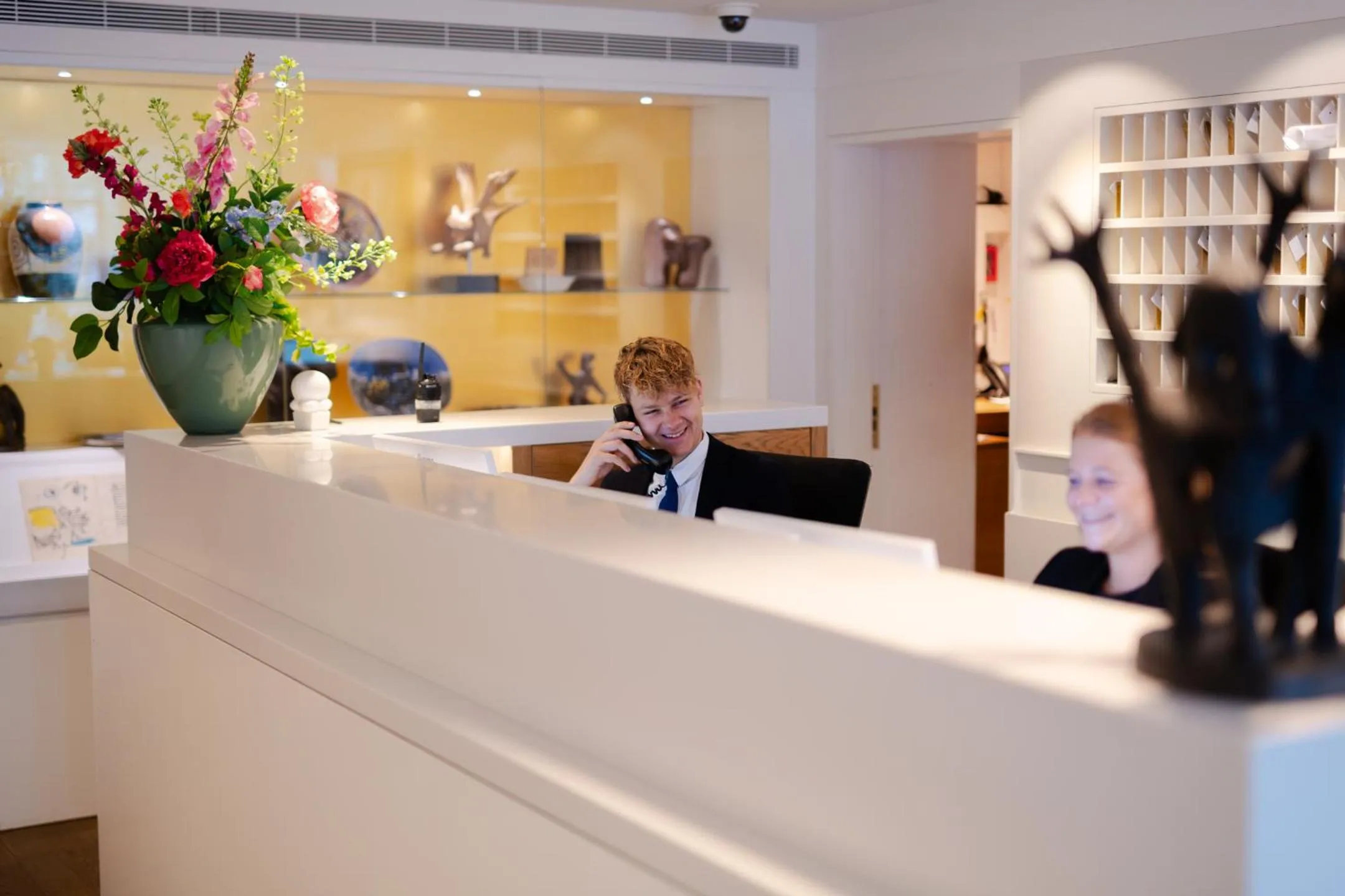 Lobby or reception in Ambassade Hotel