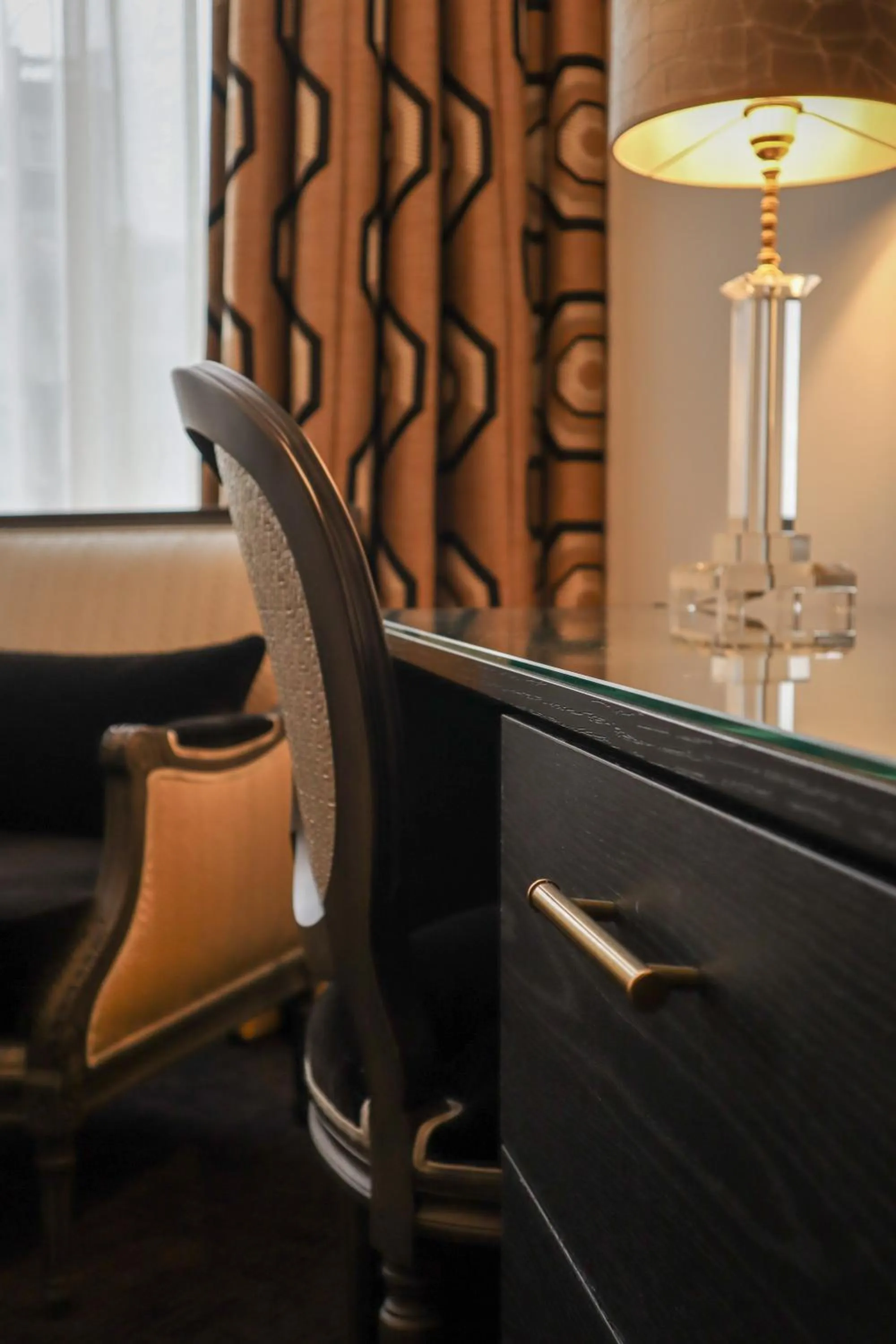 Seating area in Ambassade Hotel