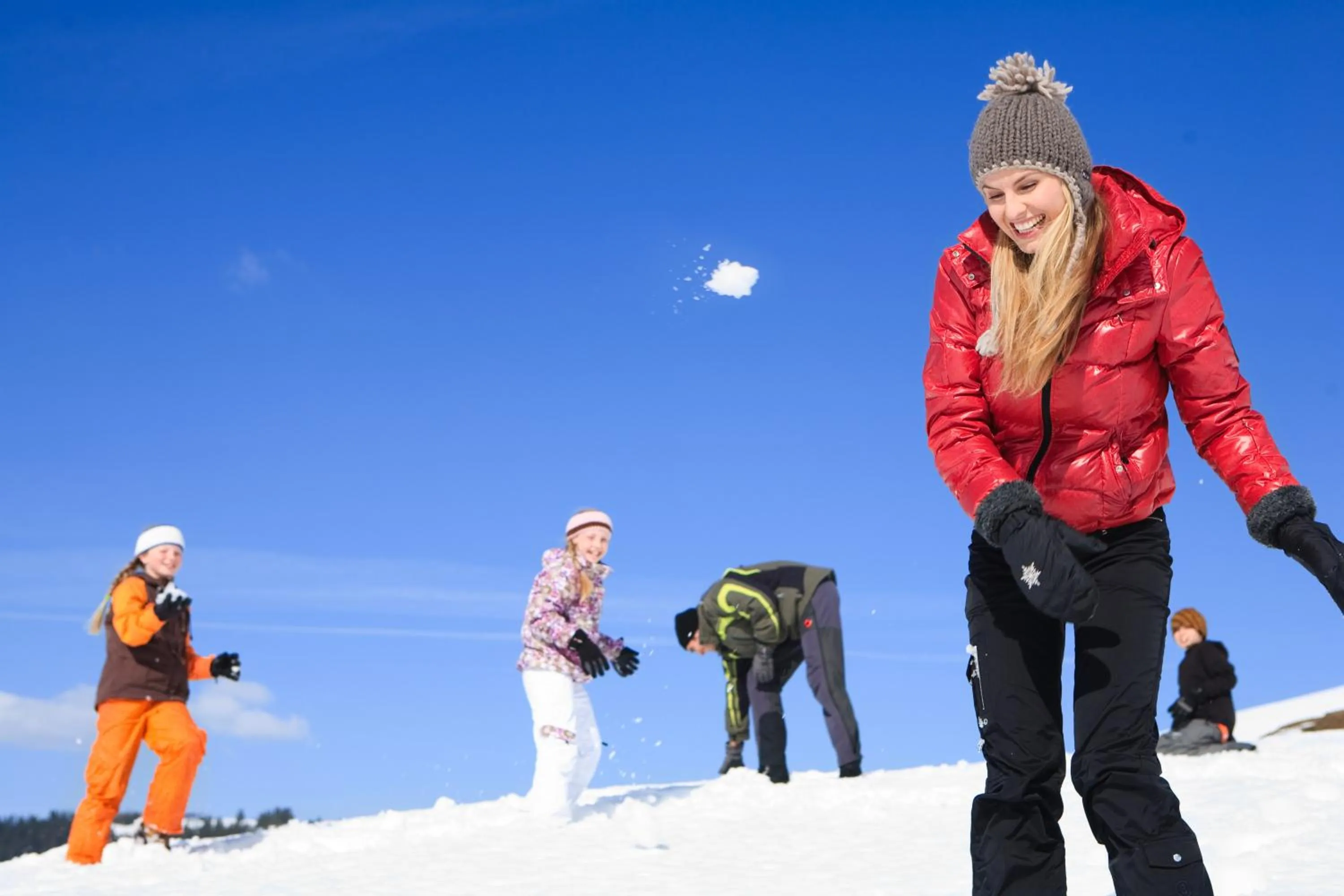 Skiing in Pension Oberbräu