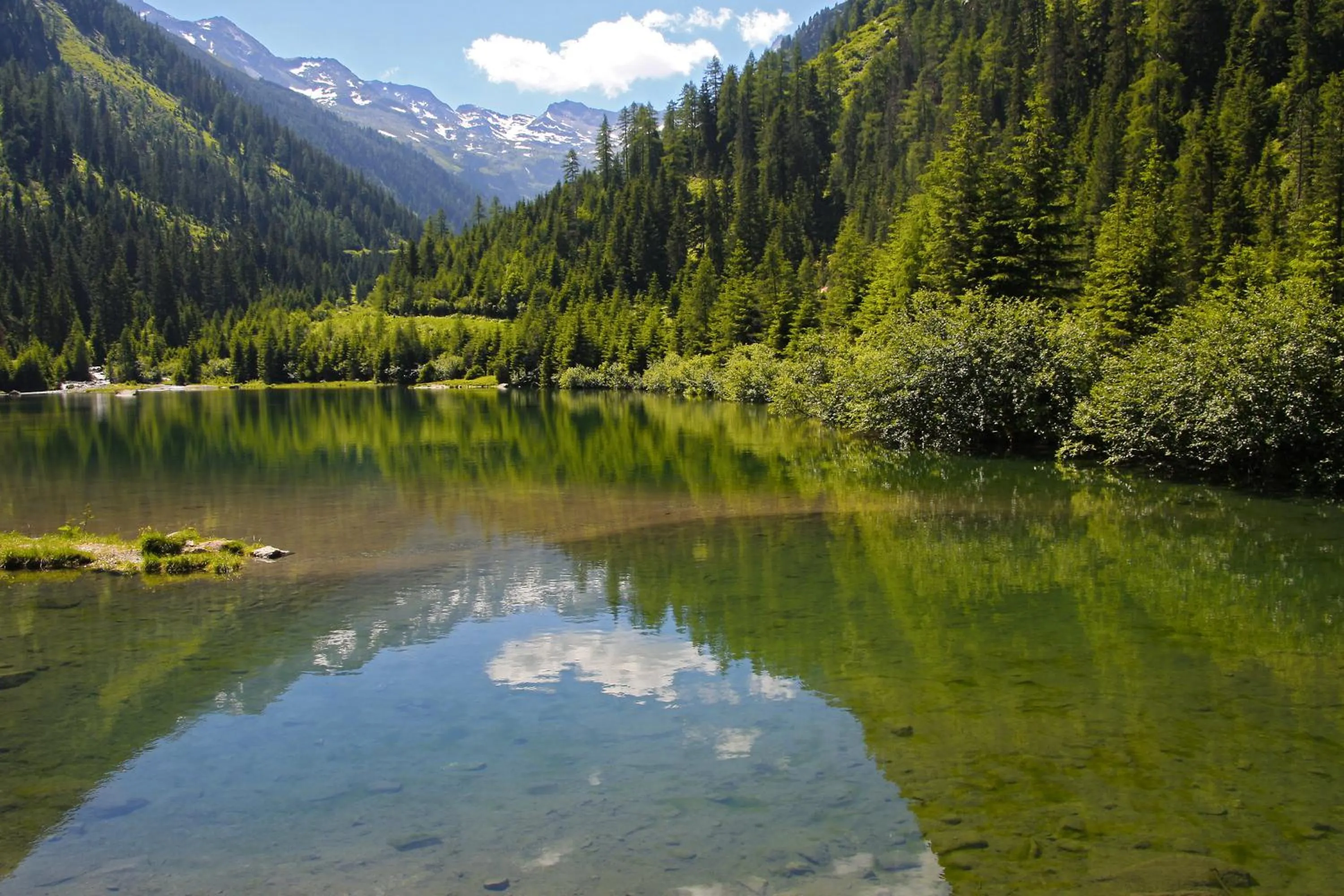 Natural landscape in Pension Oberbräu
