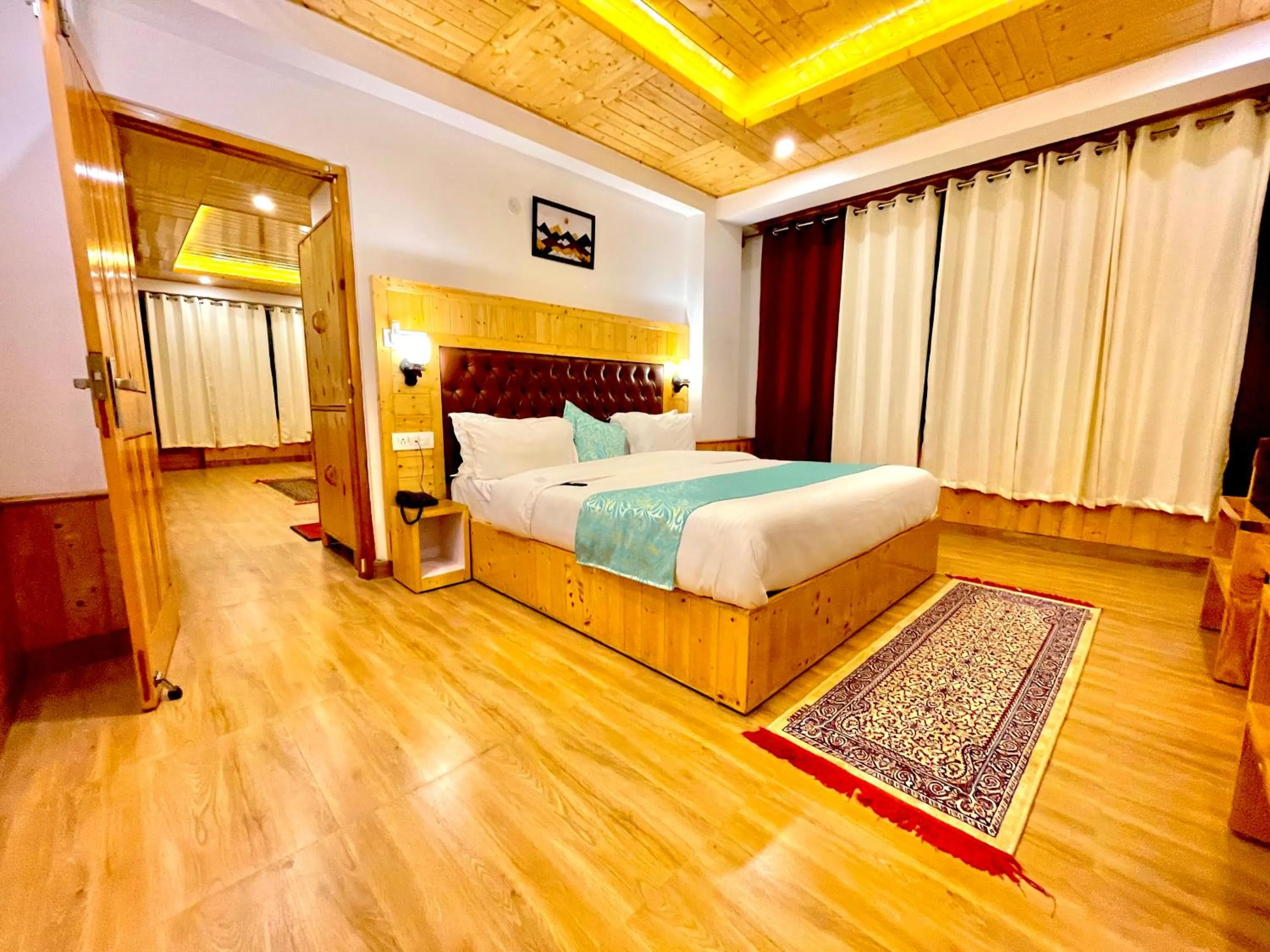 Bed in Manali Outdoor Retreat by Sheosante