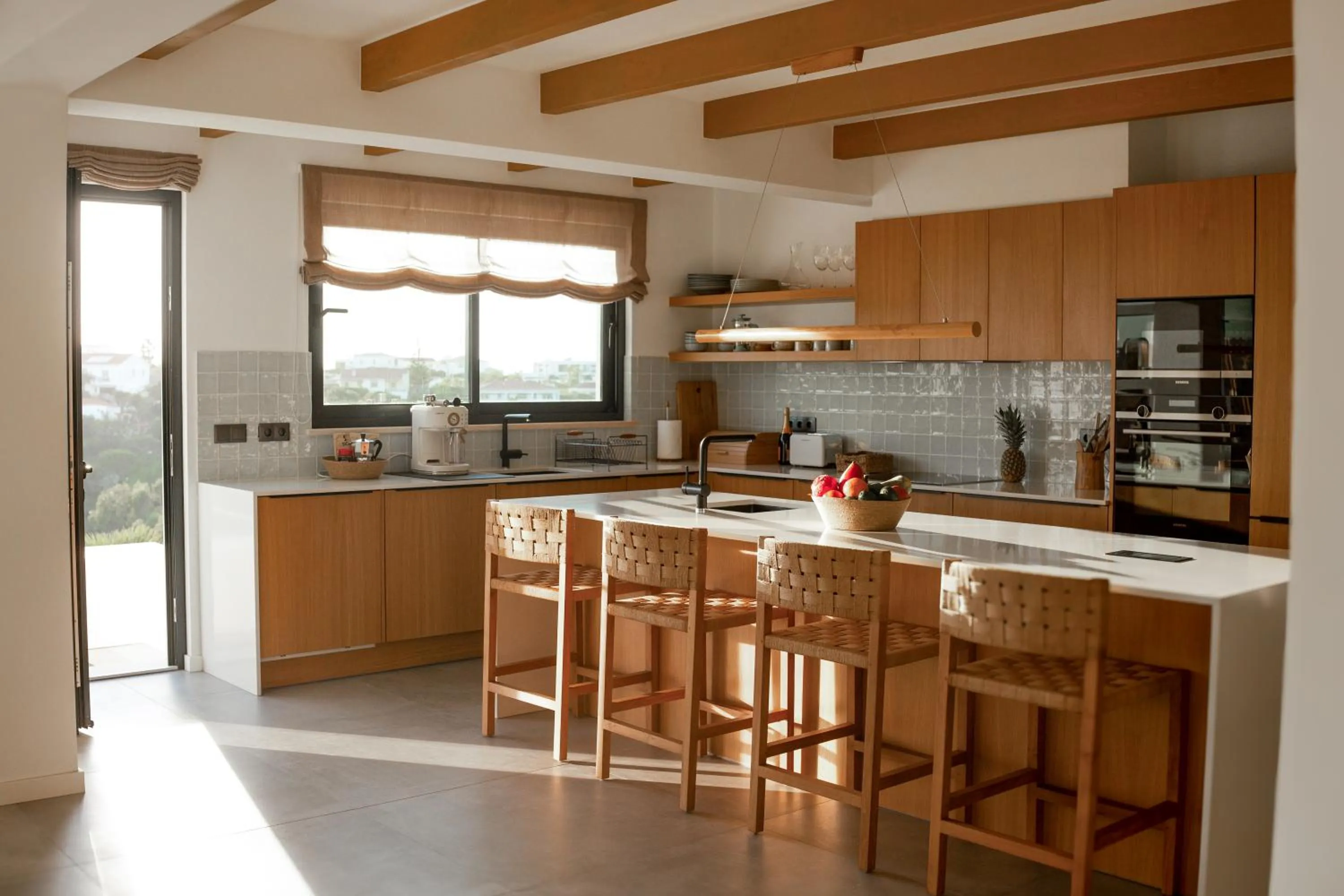Kitchen or kitchenette in Villa Beatriz Ocean View