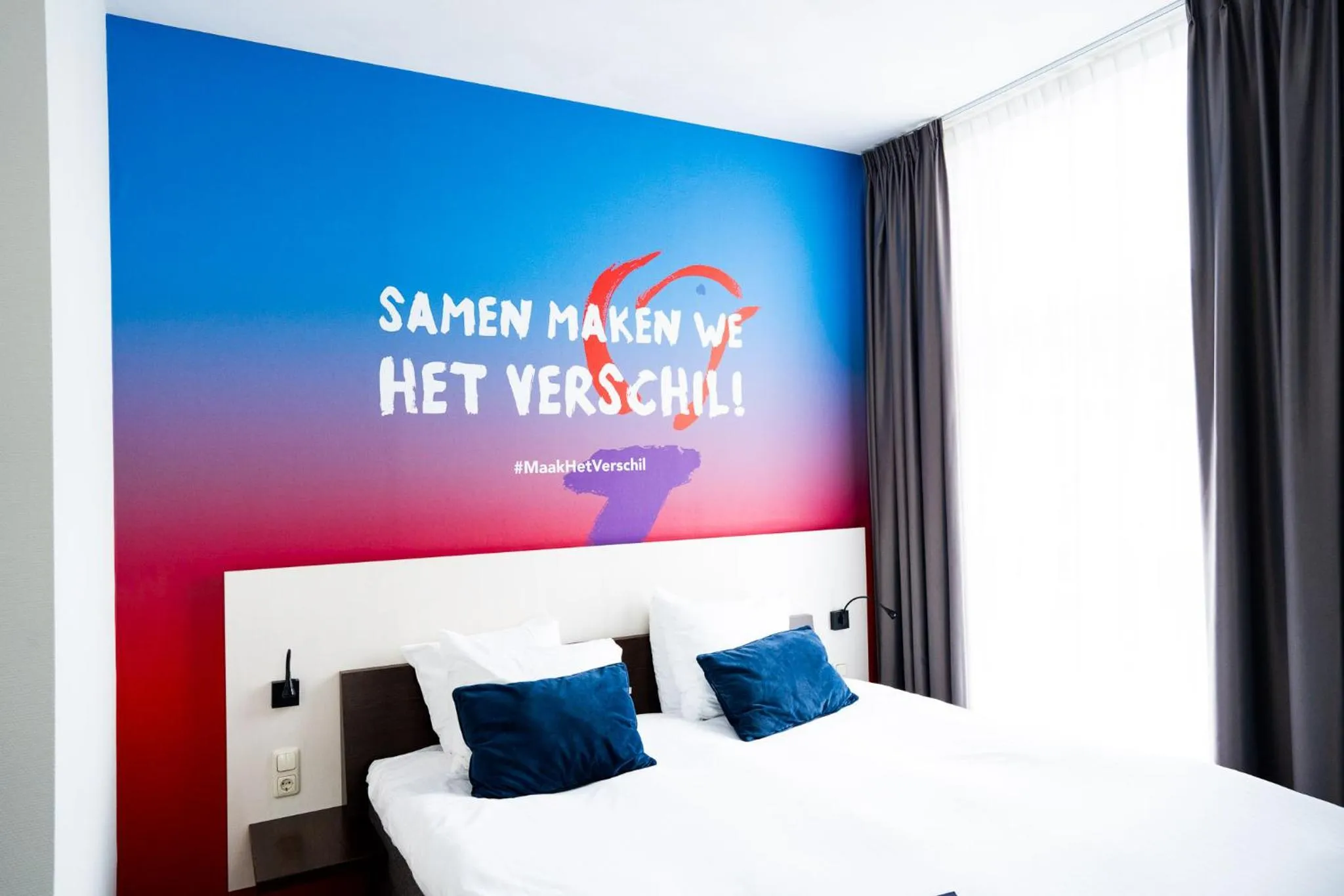 Bedroom, Bed in Hotel de Wereld