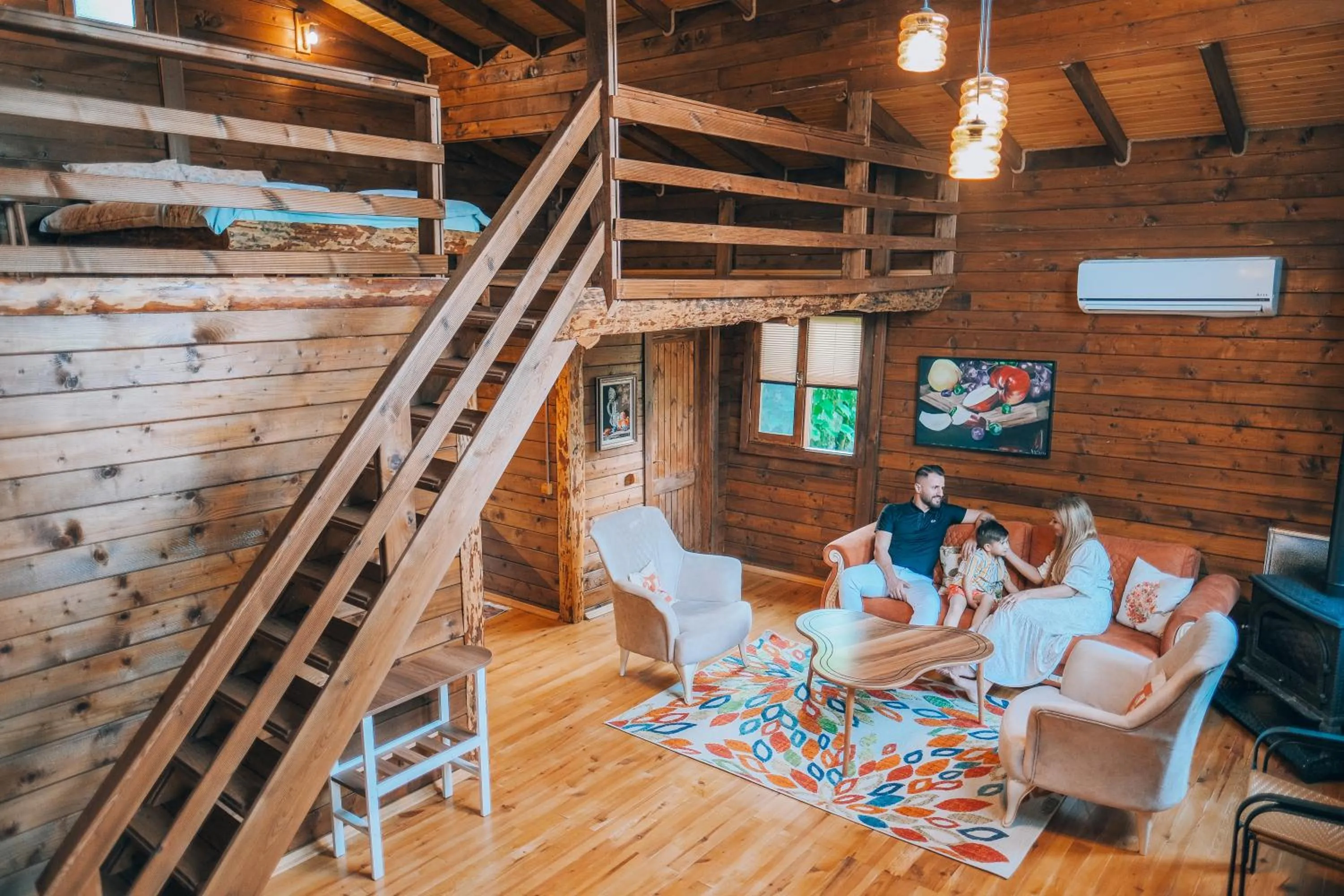 Living room in Sapanca Şeker Bungalov