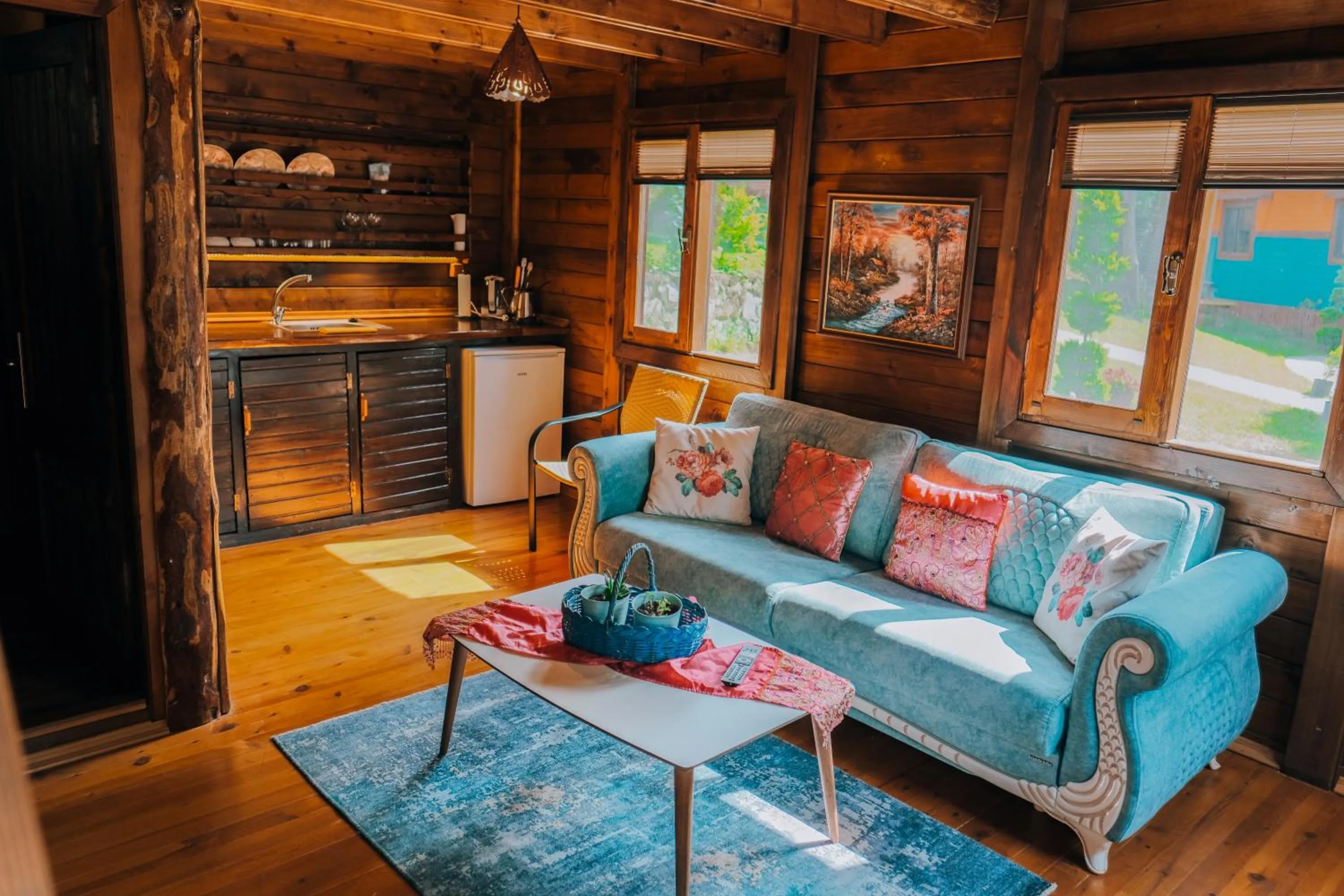 Living room in Sapanca Şeker Bungalov