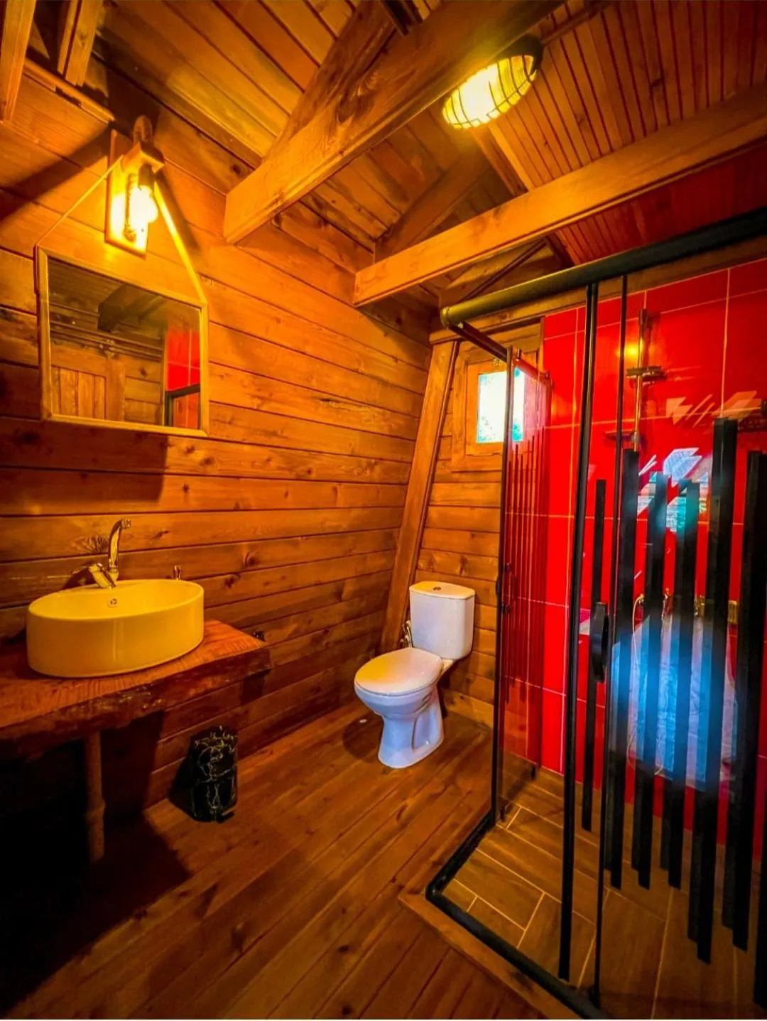 Bathroom in Sapanca Şeker Bungalov