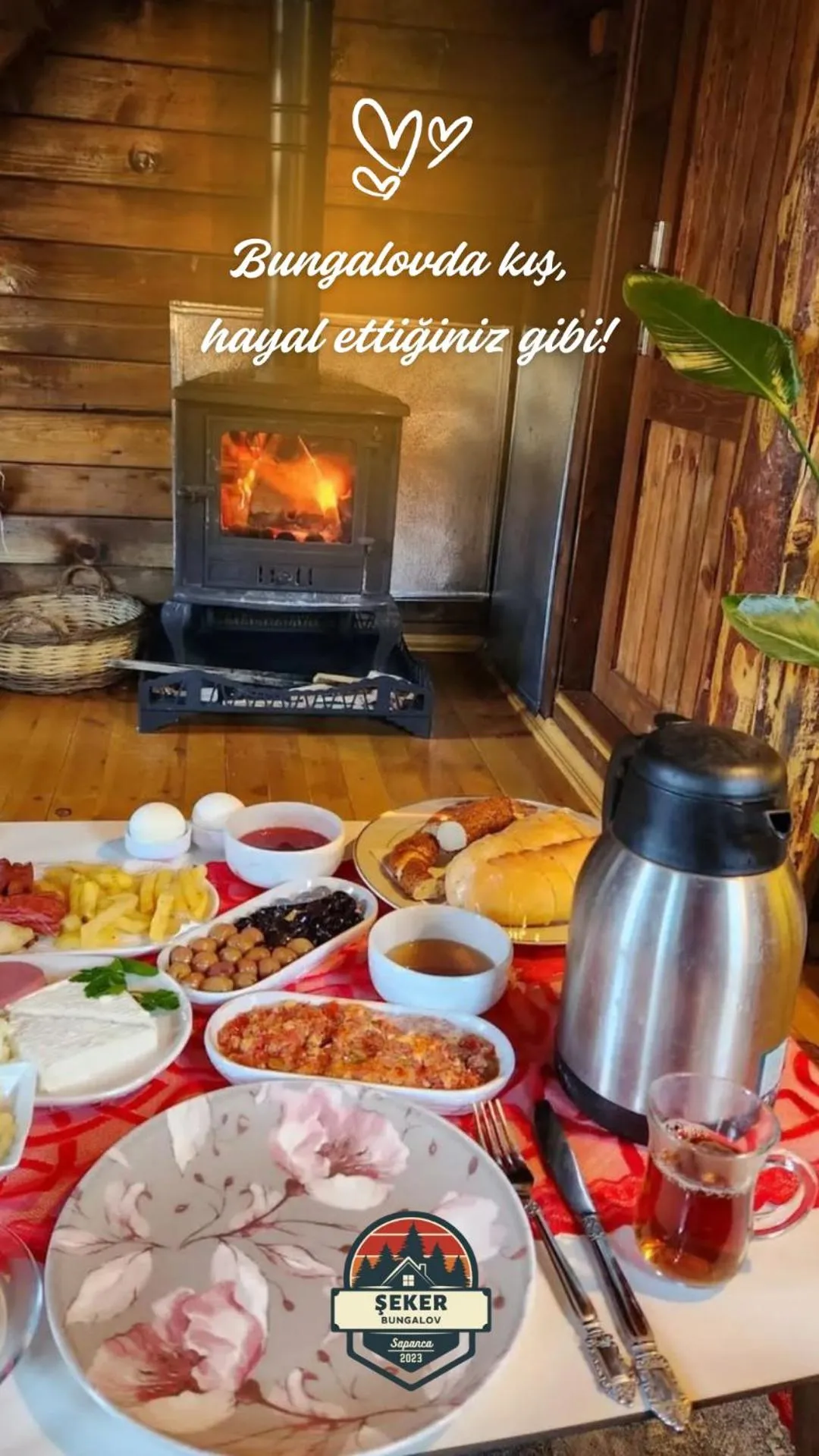 Breakfast in Sapanca Şeker Bungalov