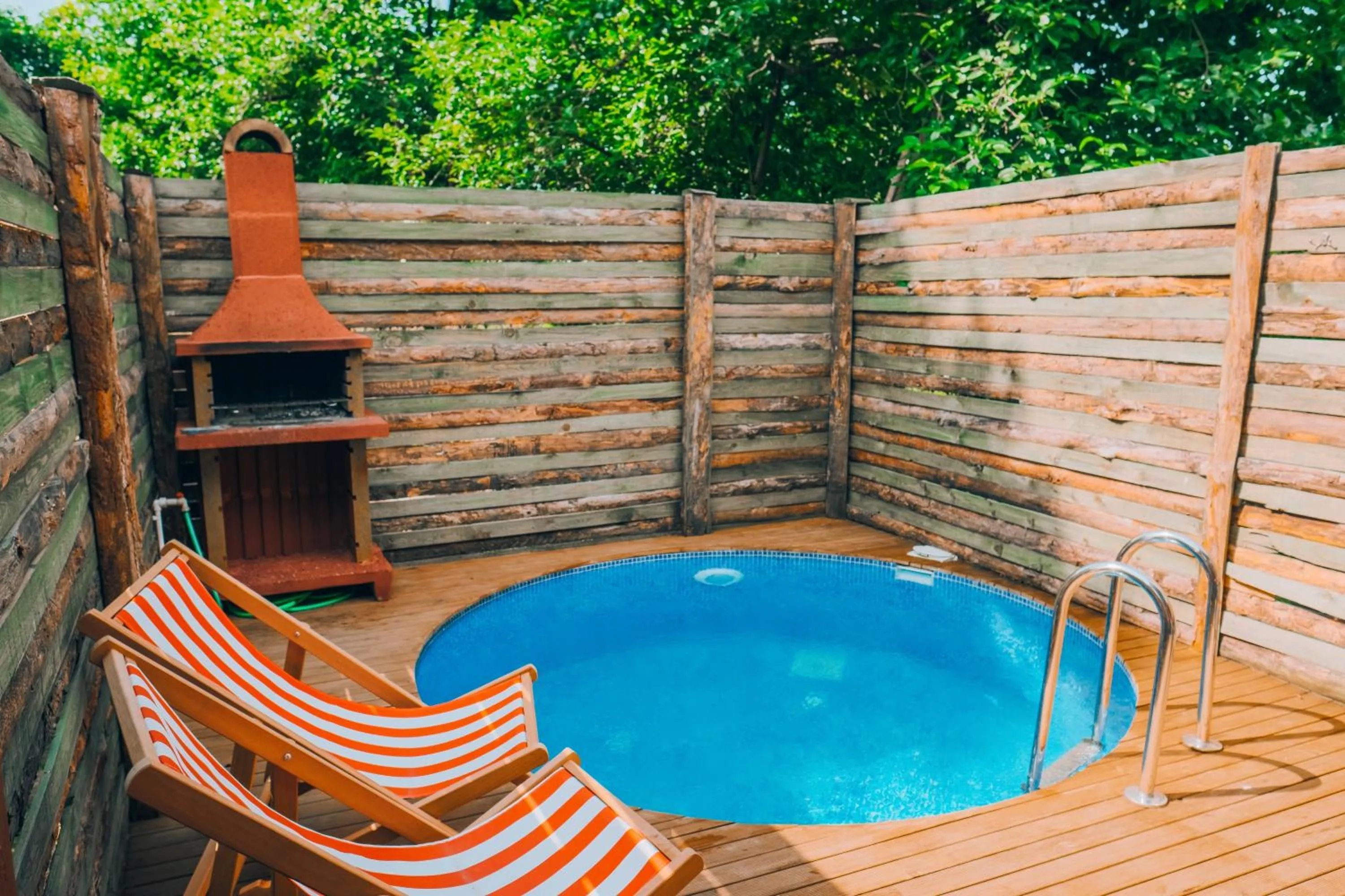 Swimming pool in Sapanca Şeker Bungalov