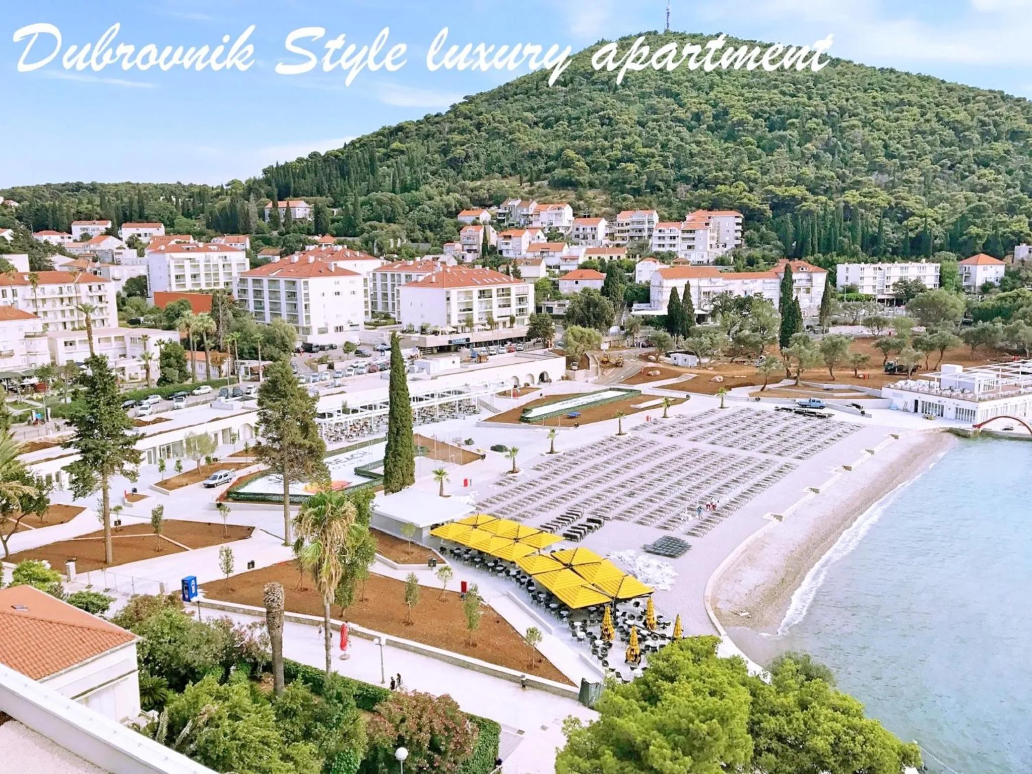 Two-Bedroom Apartment with Terrace in Dubrovnik Style Luxury Apartment