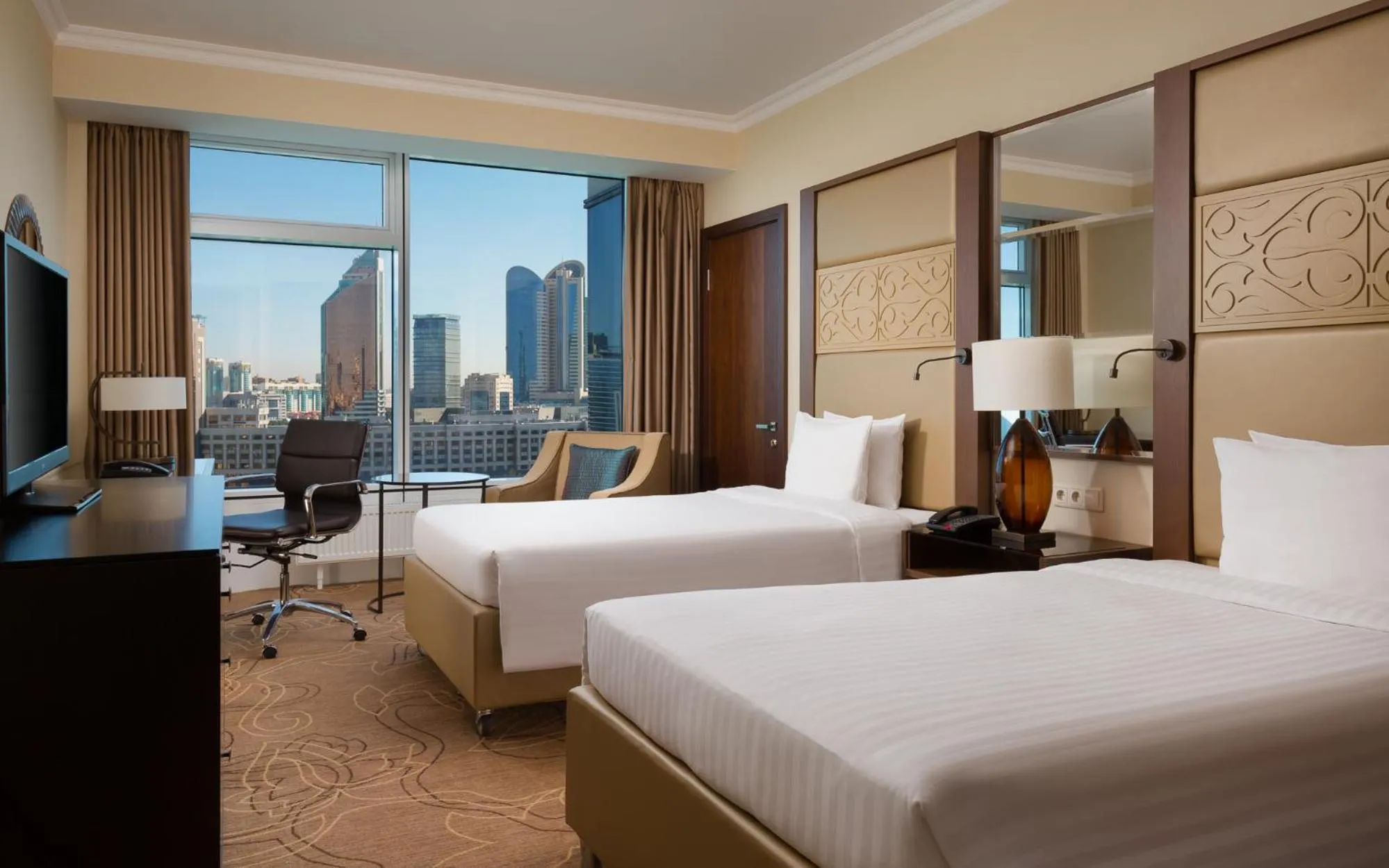 Bed in SAAD Hotel Astana