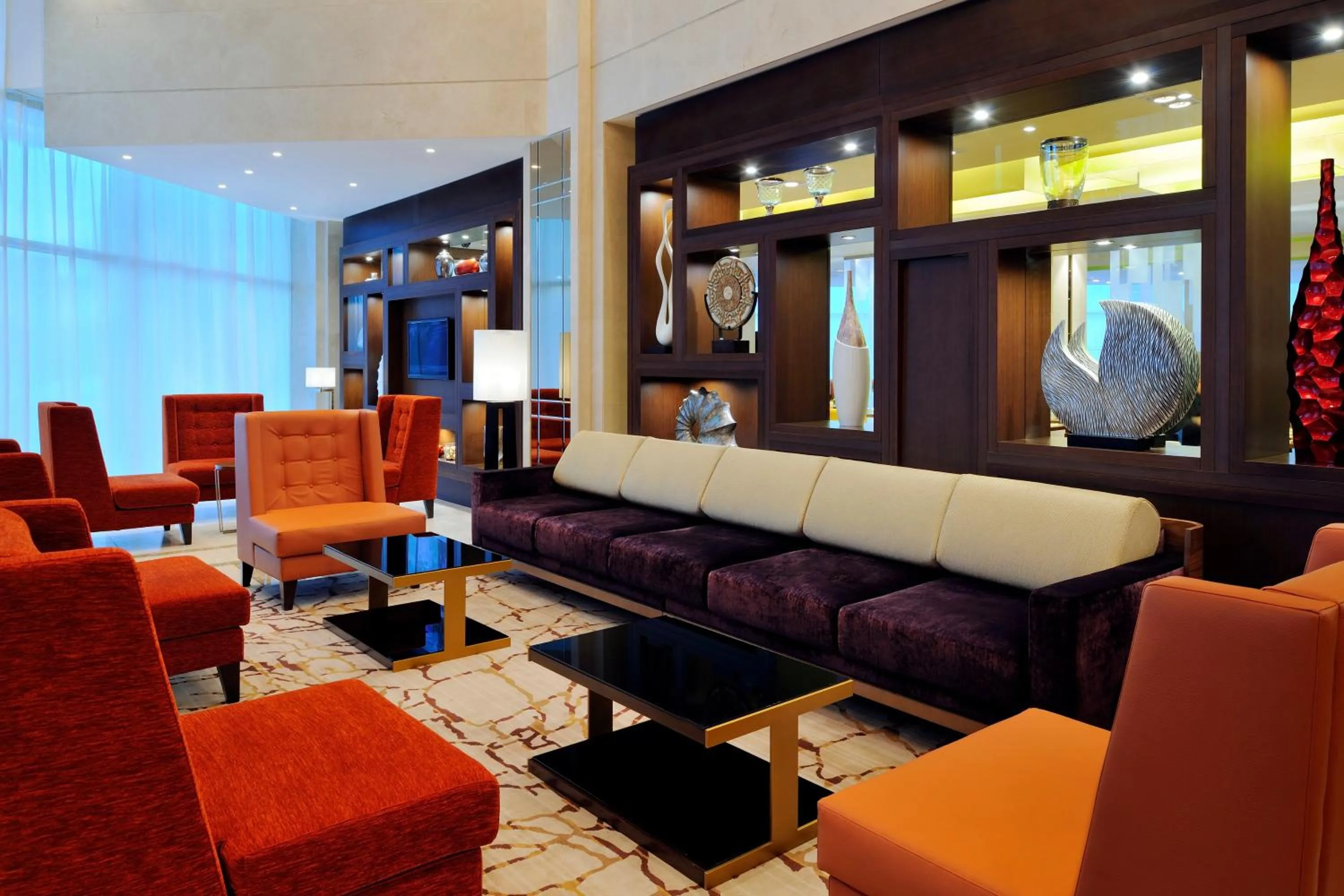 Lobby or reception in SAAD Hotel Astana