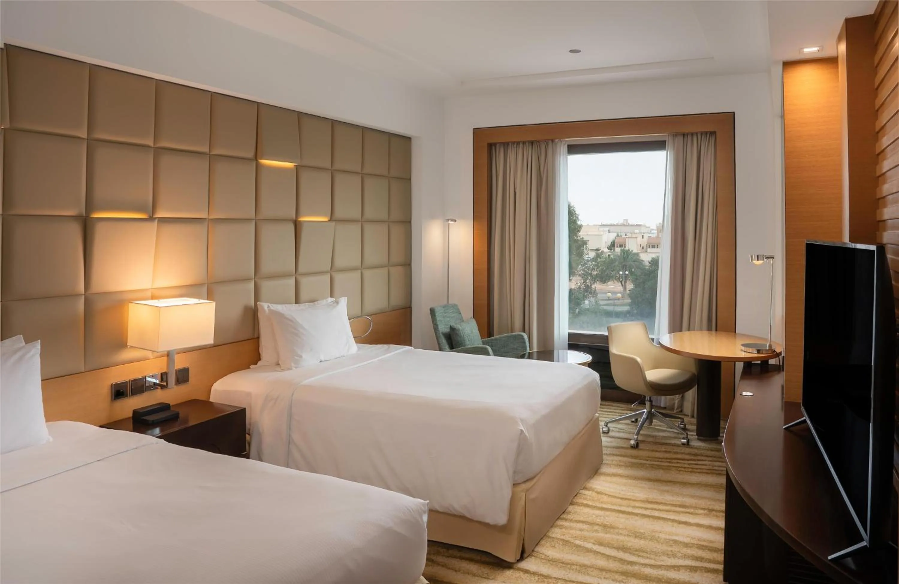Bed in DoubleTree by Hilton Hotel Riyadh - Al Muroj Business Gate