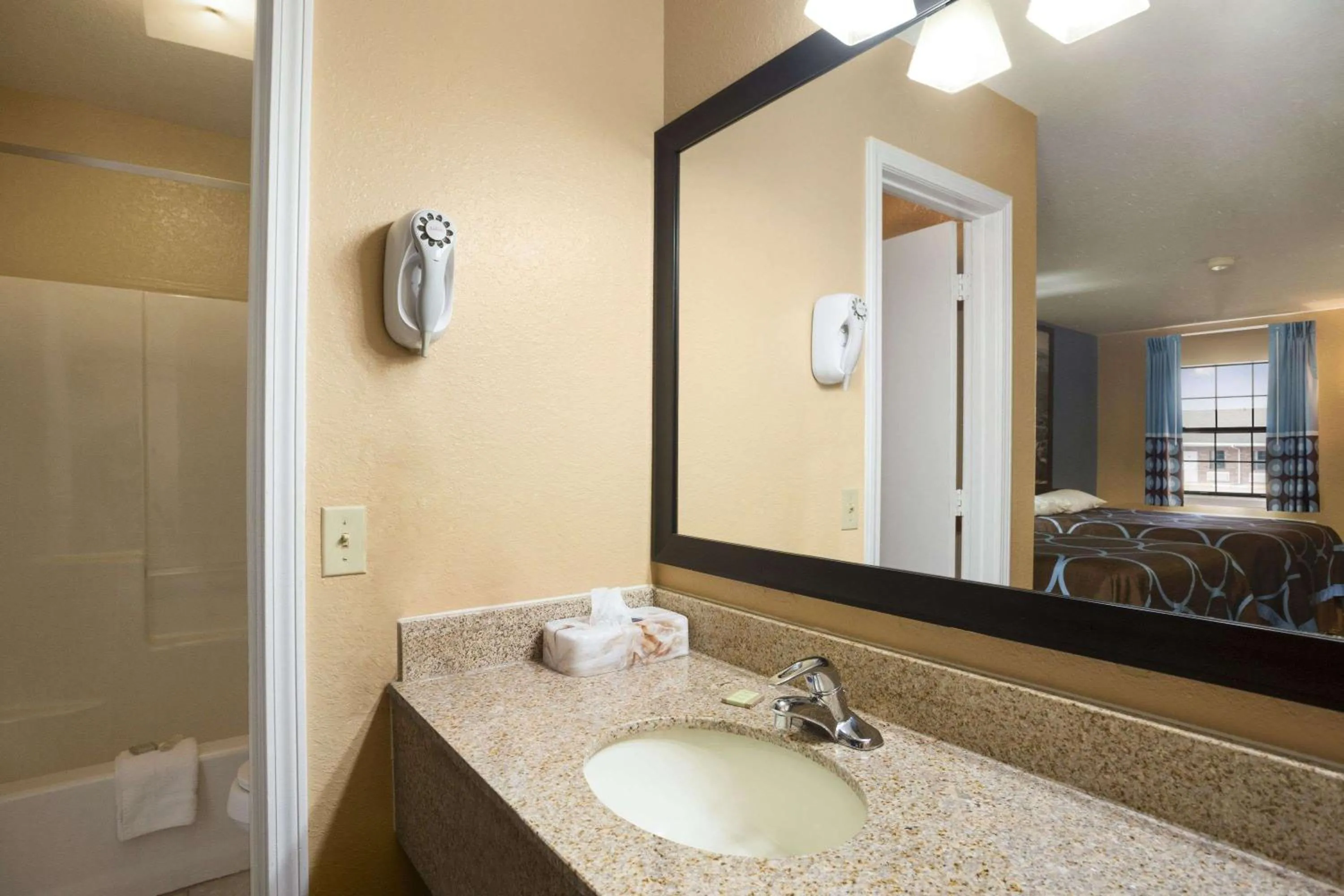 Bathroom in Super 8 by Wyndham Henryetta