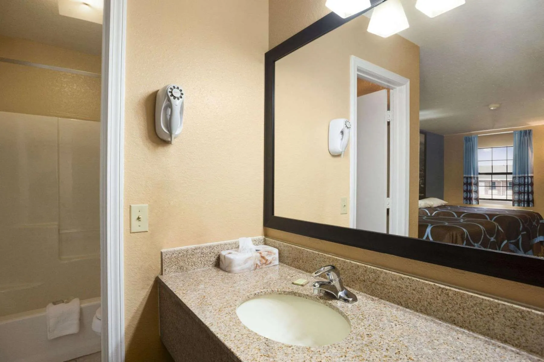 Bathroom in Super 8 by Wyndham Henryetta