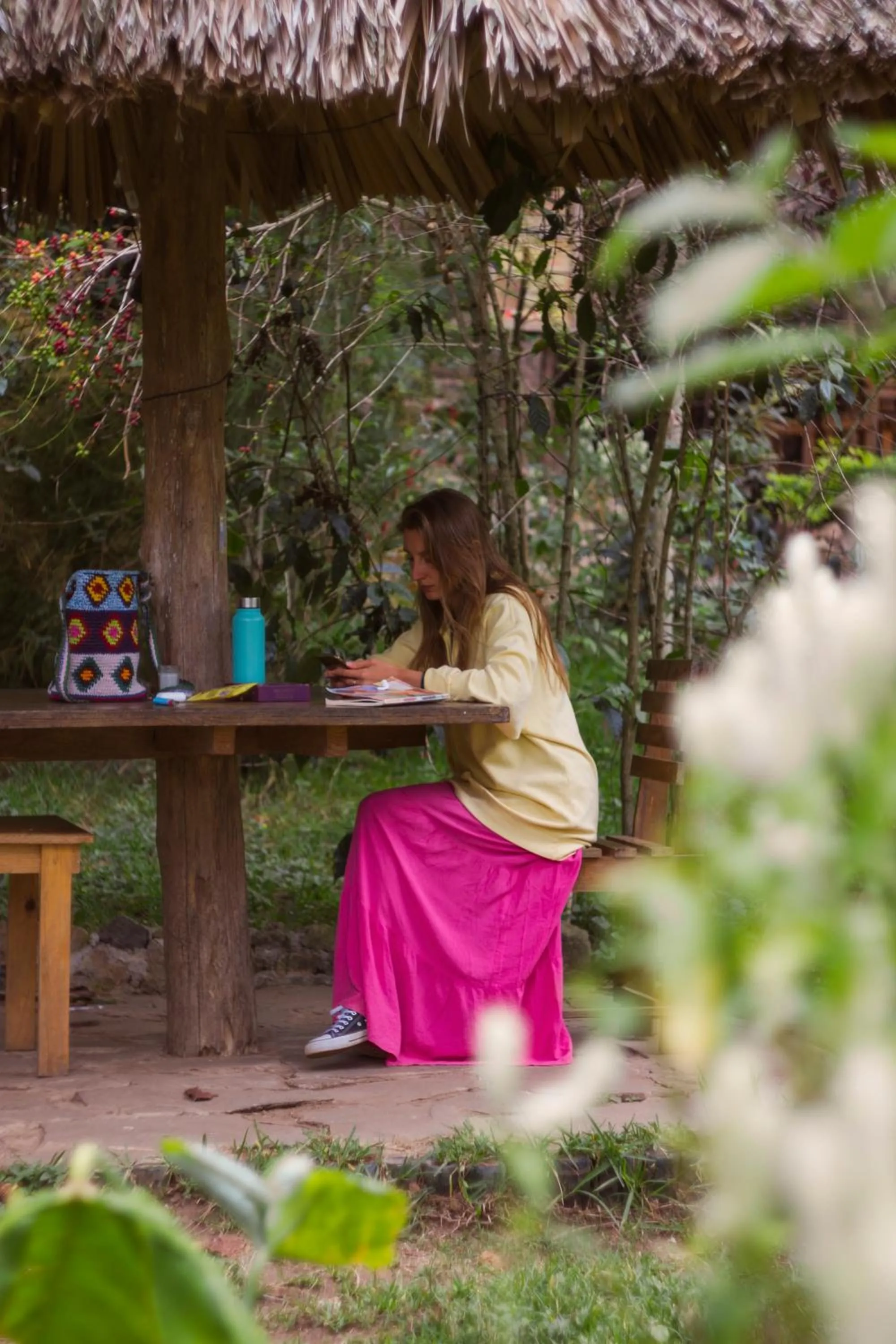 Garden in Eco-Hotel Mayachik