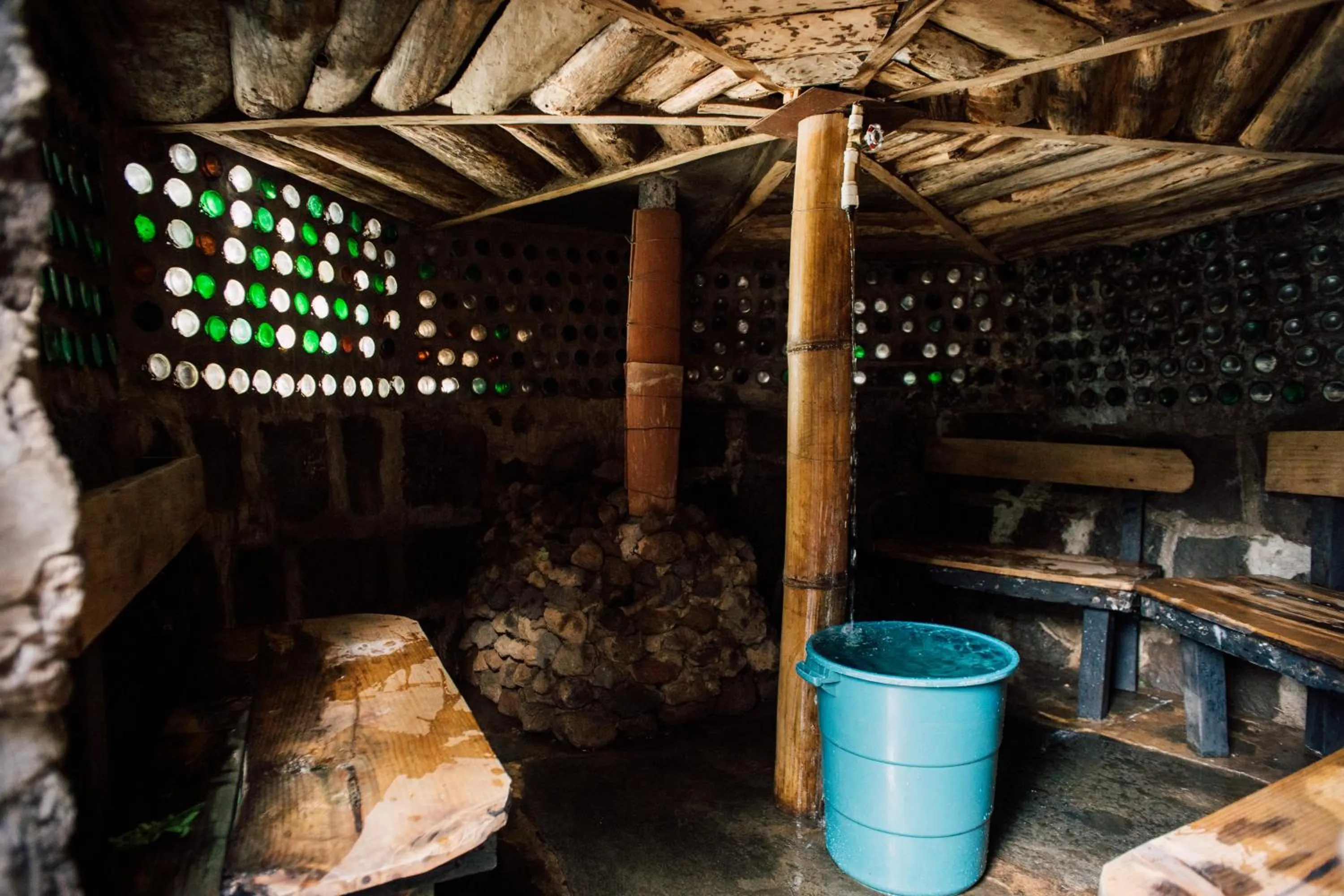 Sauna in Eco-Hotel Mayachik