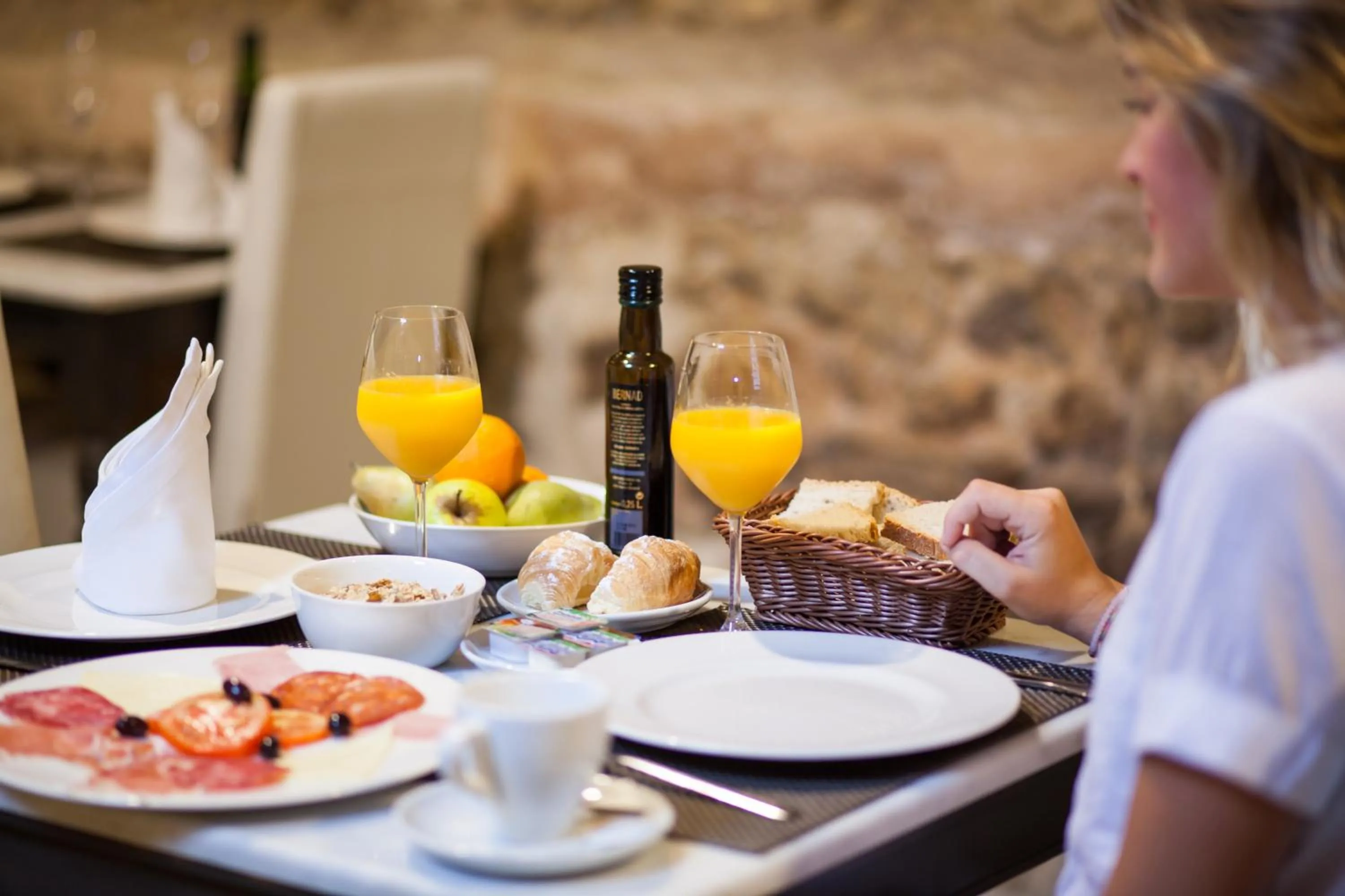 Continental breakfast in Hotel Turixant