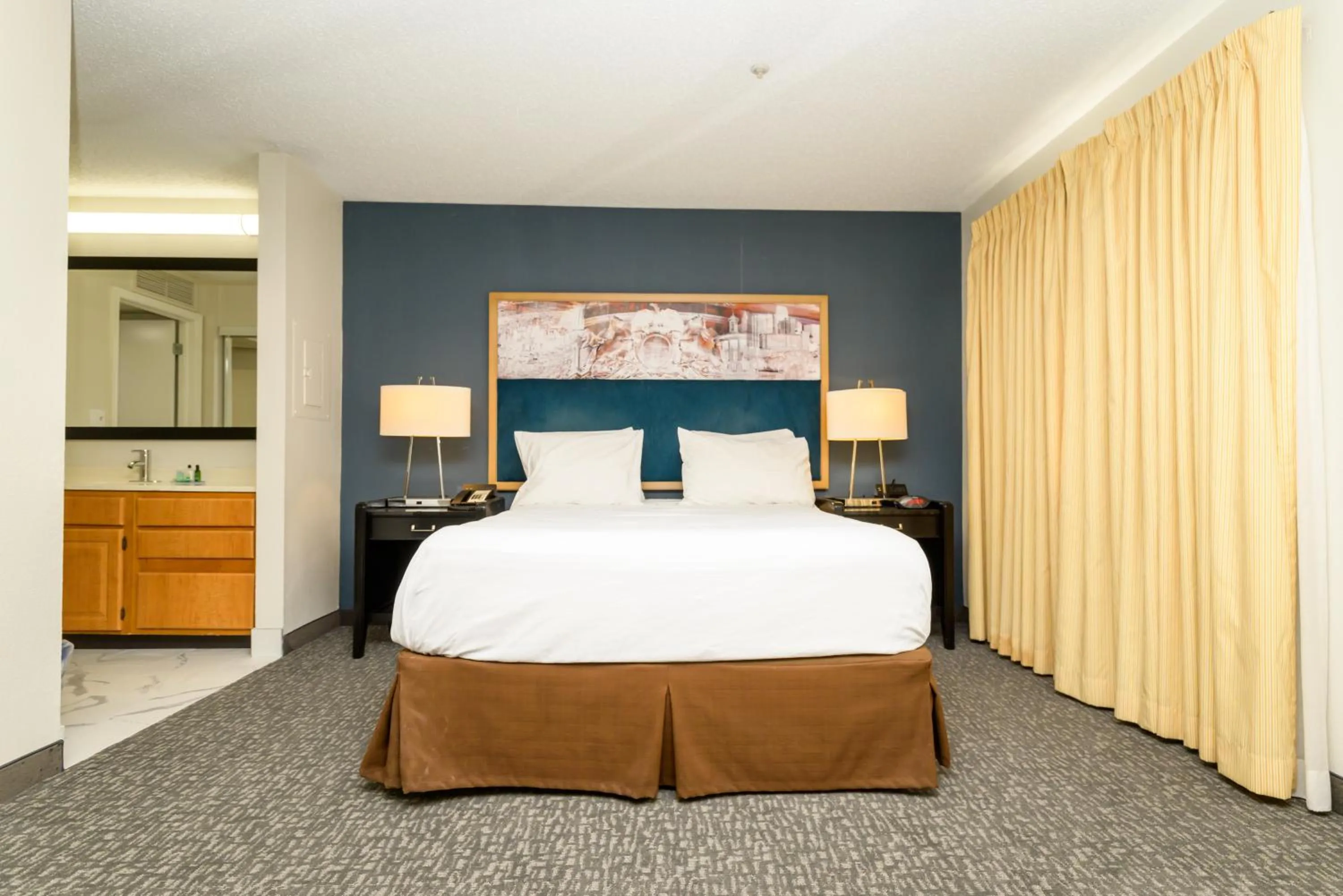 Bed in Philadelphia Suites at Airport - An Extended Stay Hotel