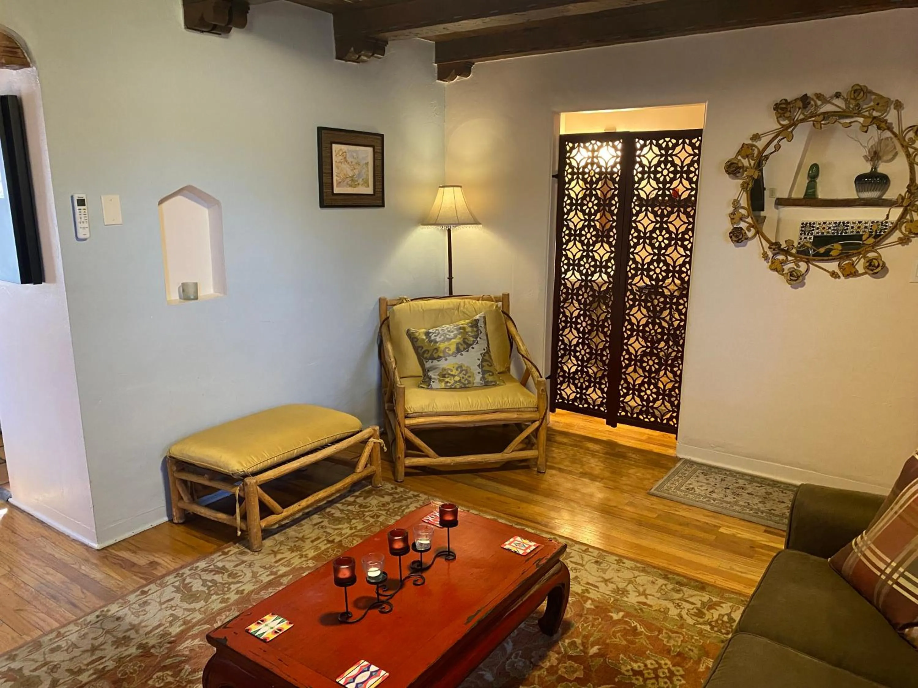 Living room in Casa de Tres Lunas/House of Three Moons