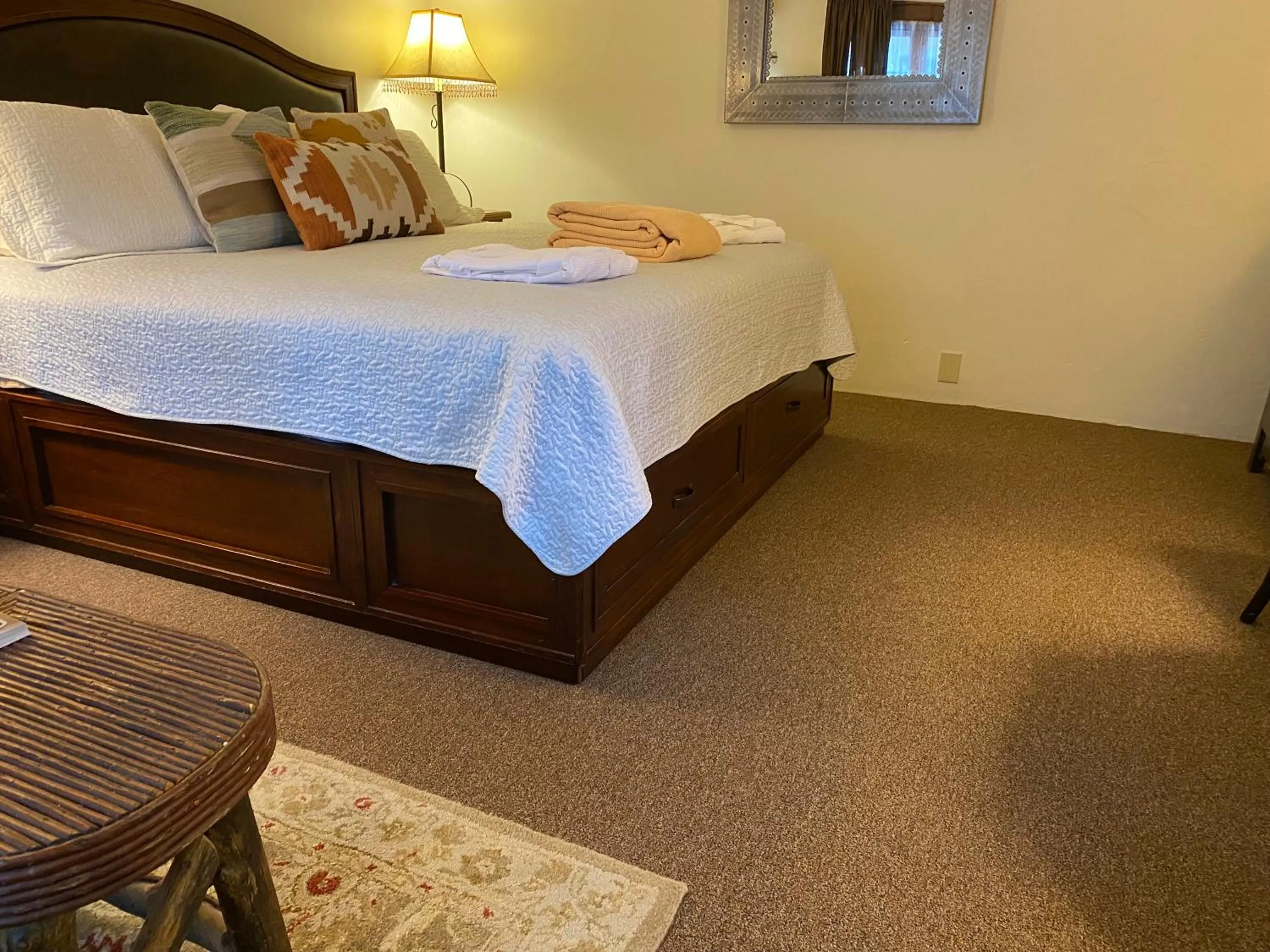 Bed in Casa de Tres Lunas/House of Three Moons