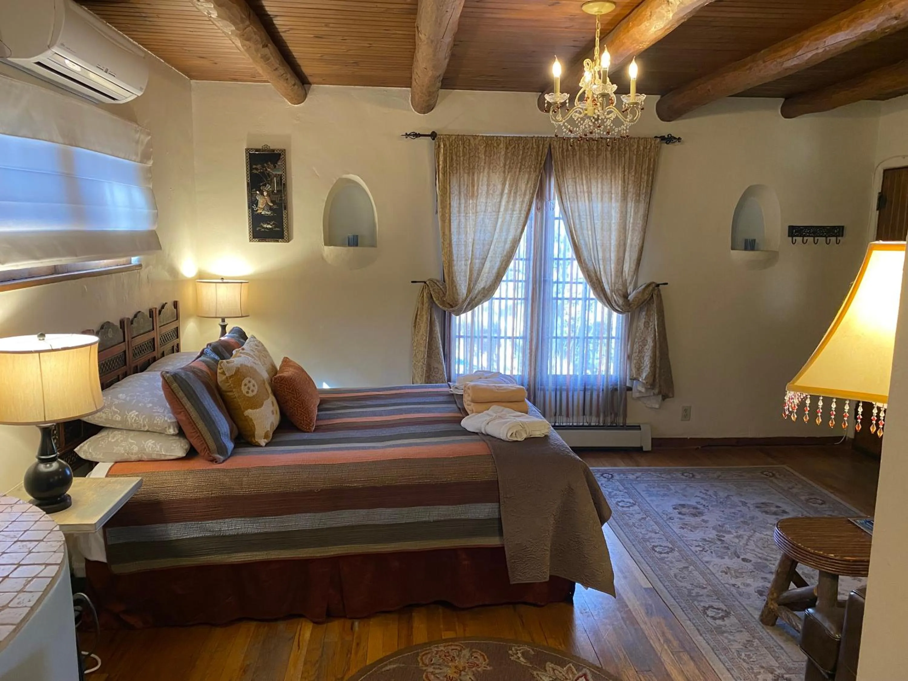 Bed in Casa de Tres Lunas/House of Three Moons