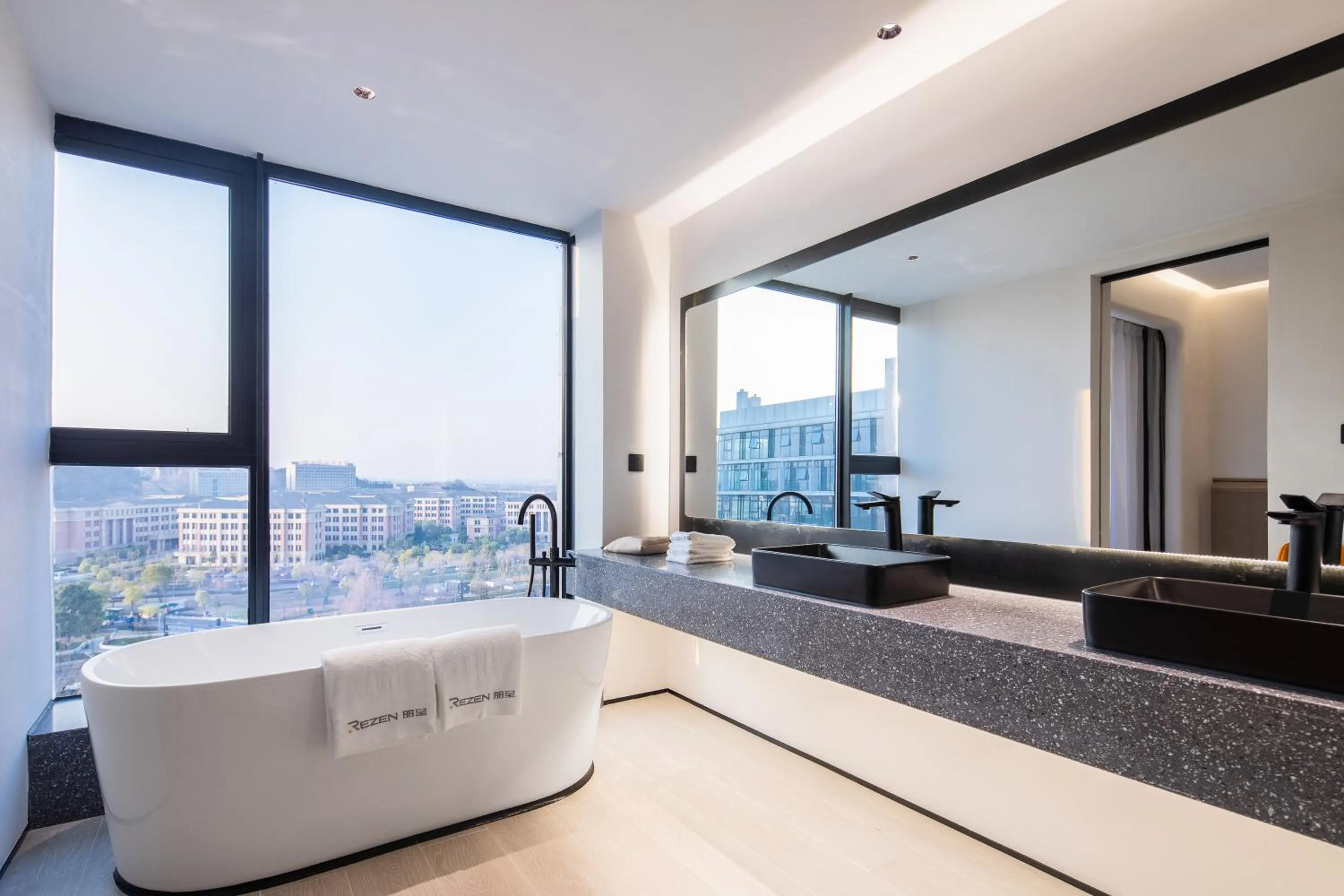 Bathroom in Hangzhou Xixi Jingshun Rezen Hotel
