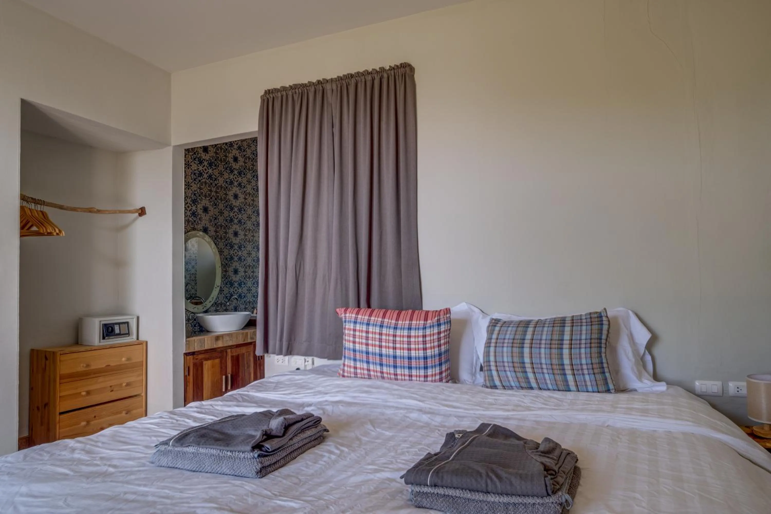 Bed in Artisan koh yao yai handcraft beachfront villas.