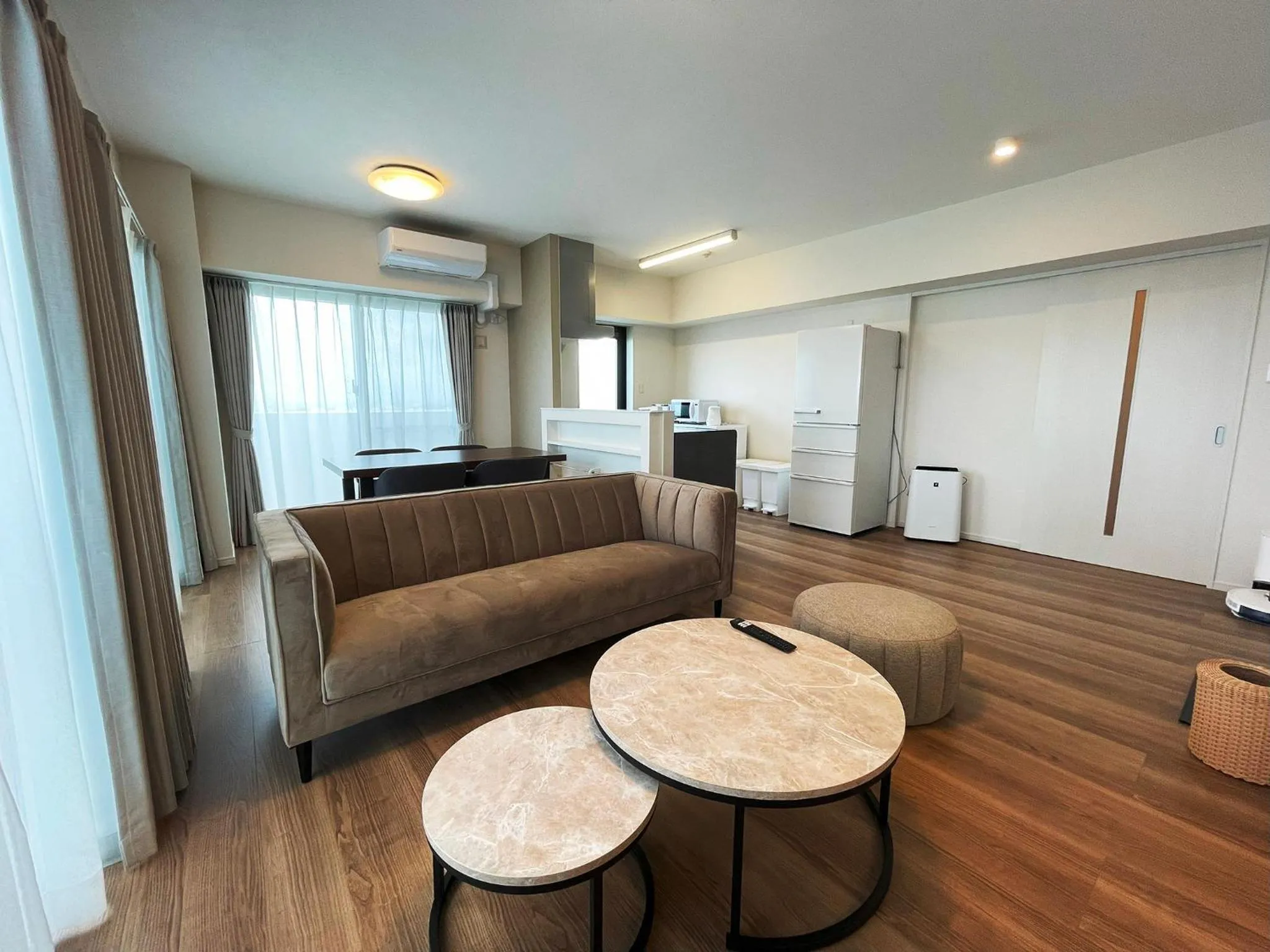 Living room in ＆Monde. Okinawa Arena Condominium