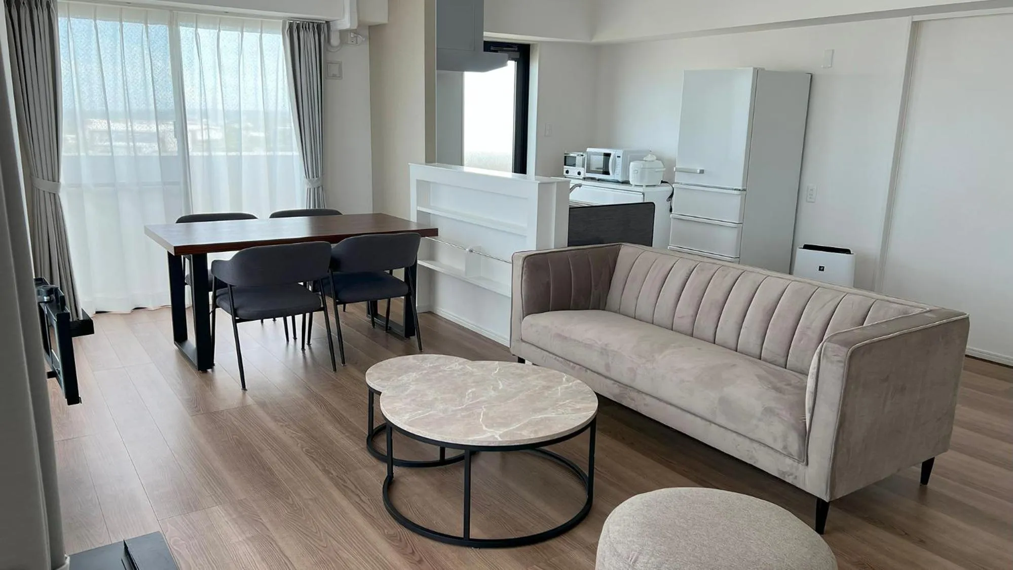 Living room in ＆Monde. Okinawa Arena Condominium