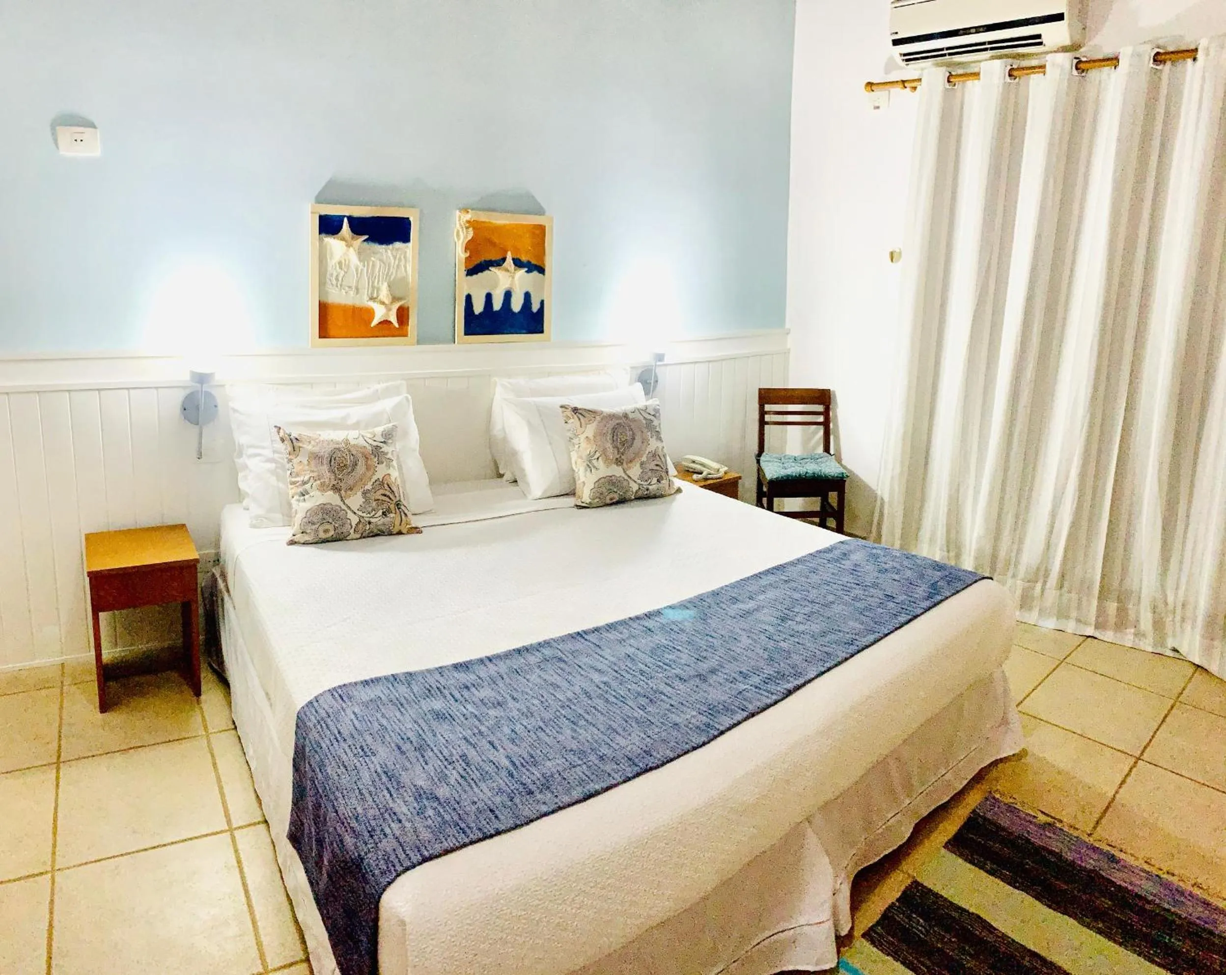 Bed in Pousada Brigitte