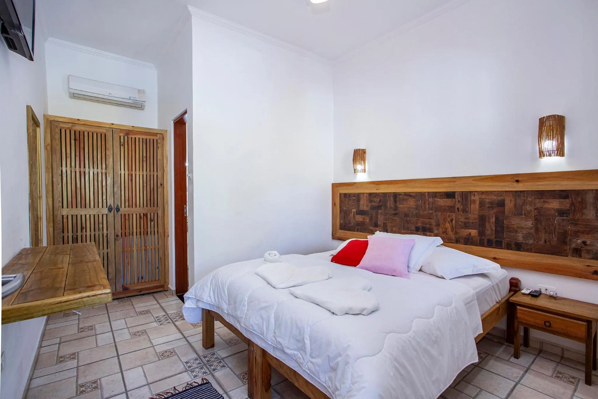 Bedroom, Bed in Pousada Vila Barequeçaba