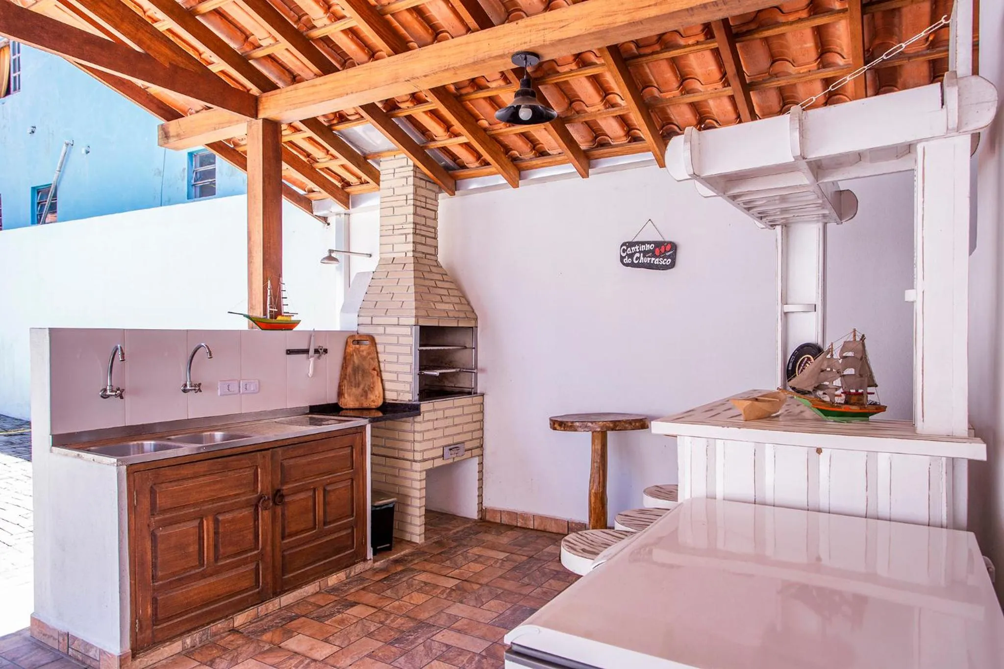 BBQ facilities in Pousada Vila Barequeçaba