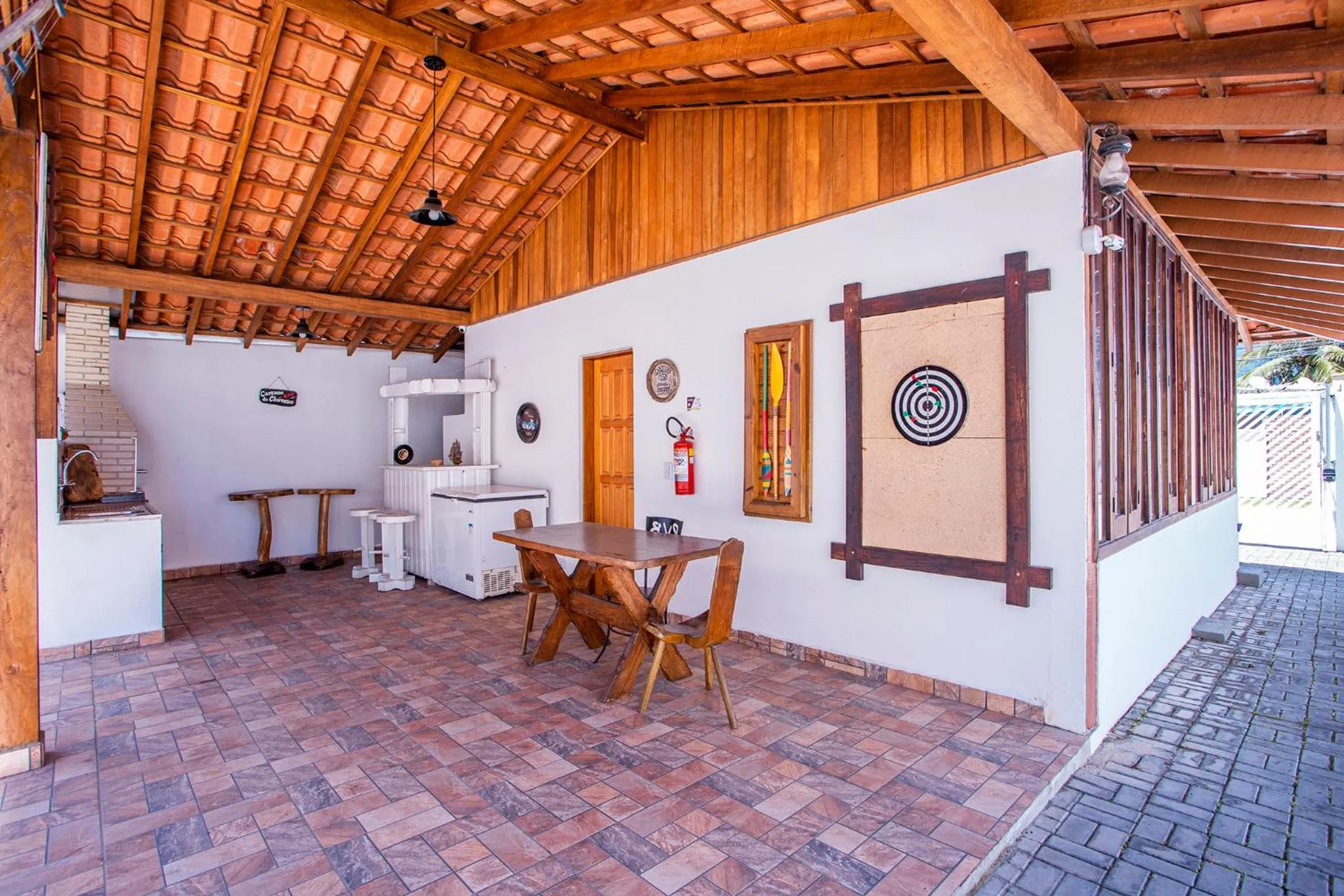 BBQ facilities in Pousada Vila Barequeçaba