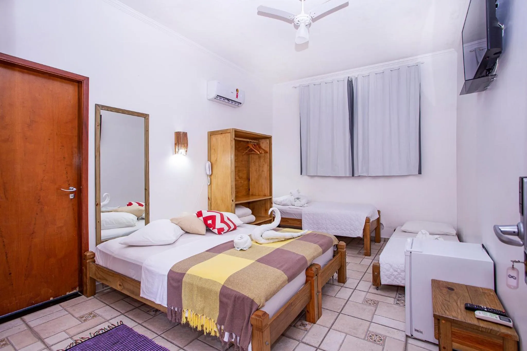 Bedroom, Bed in Pousada Vila Barequeçaba