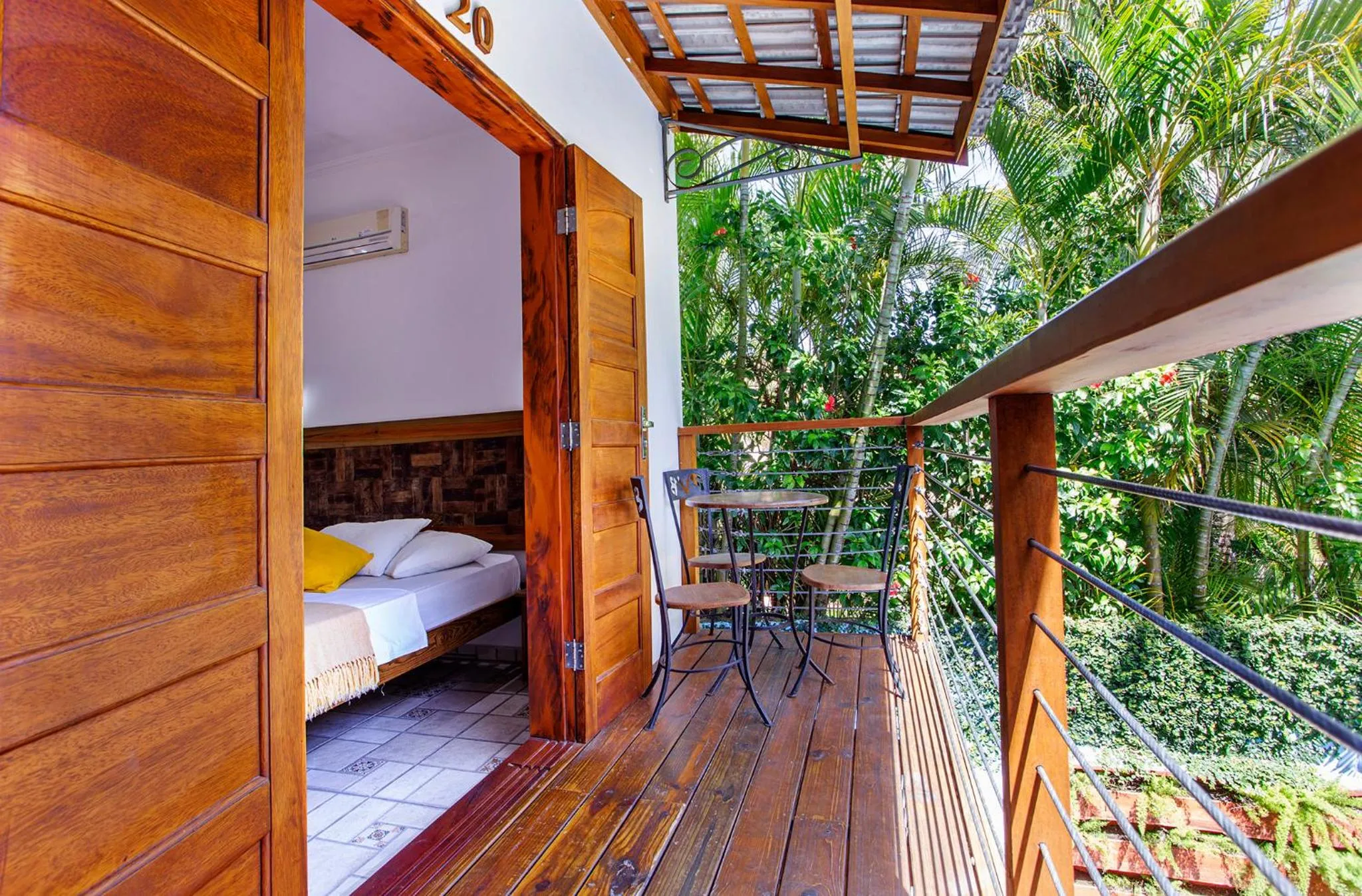 Balcony/Terrace in Pousada Vila Barequeçaba