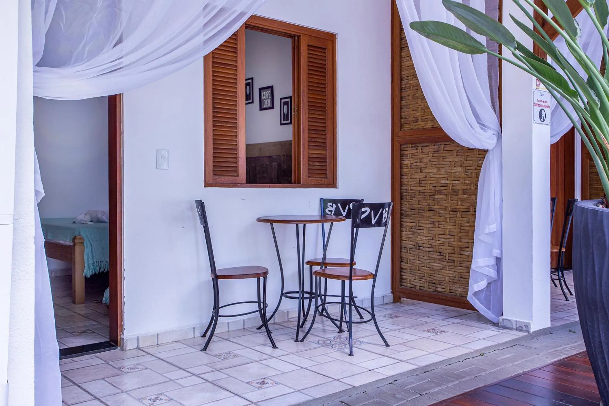 Balcony/Terrace in Pousada Vila Barequeçaba