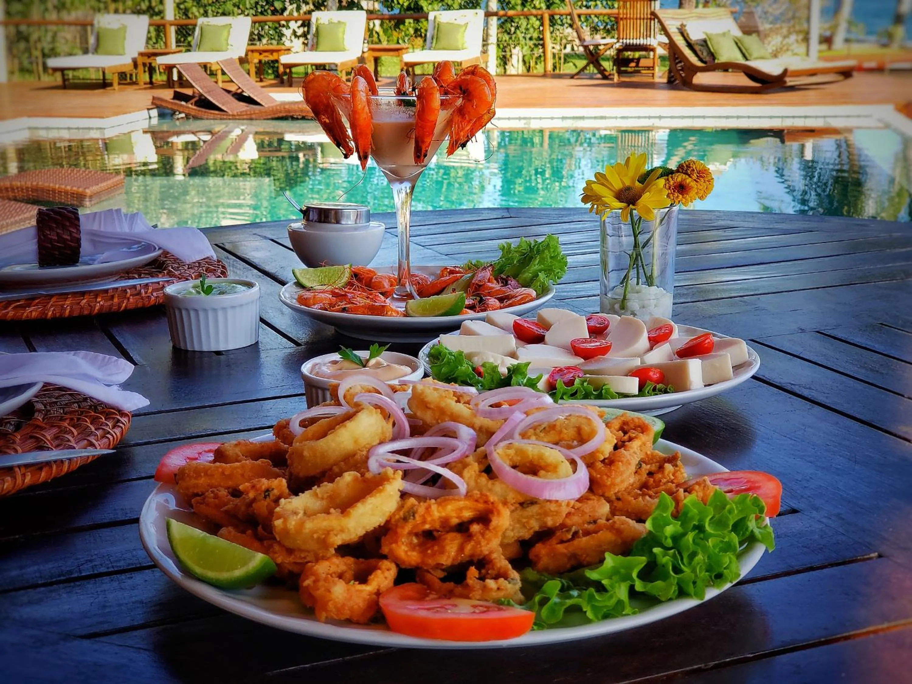 Restaurant/places to eat in Pousada e Mergulho Jamanta
