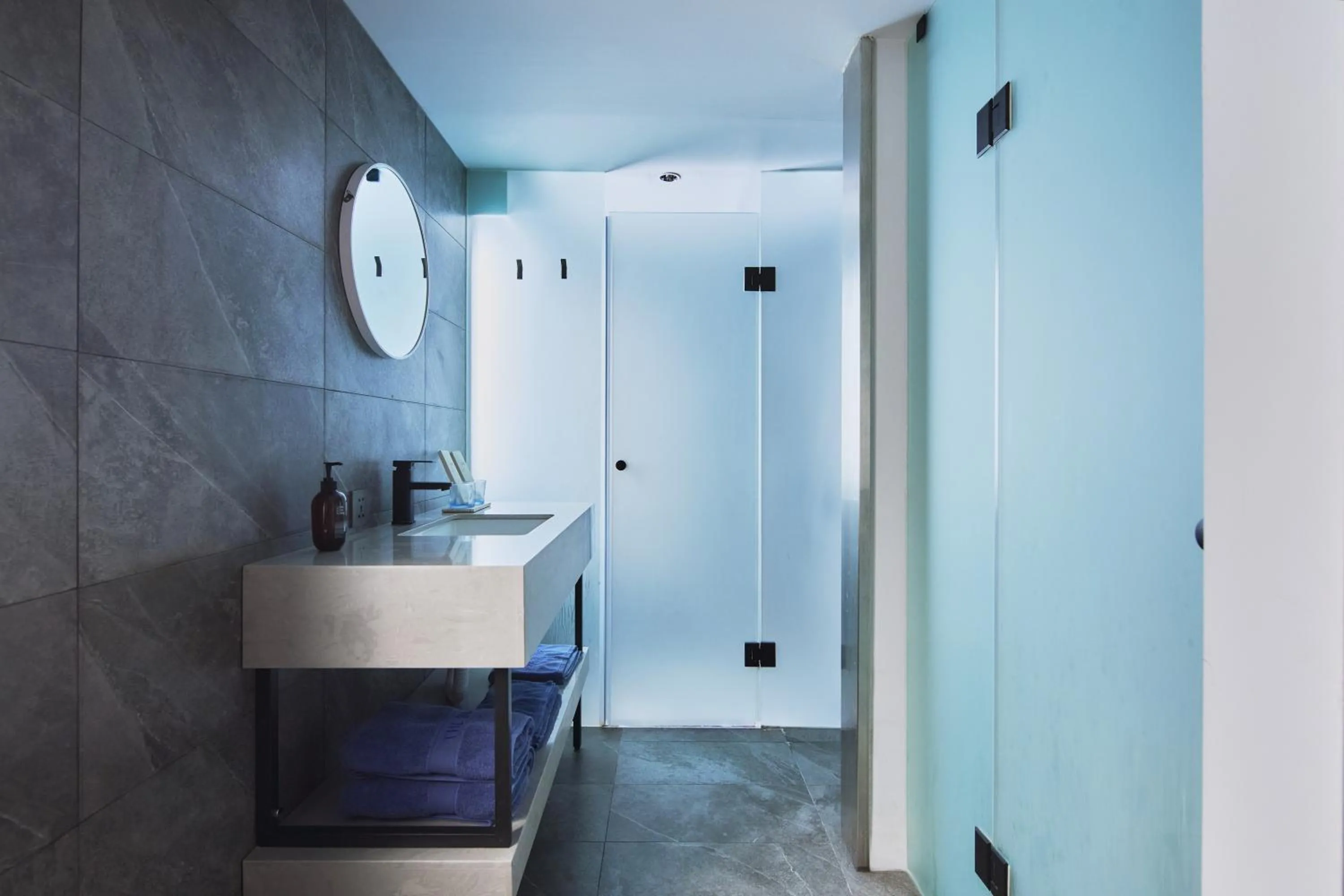Shower in The Blue by Just Inn