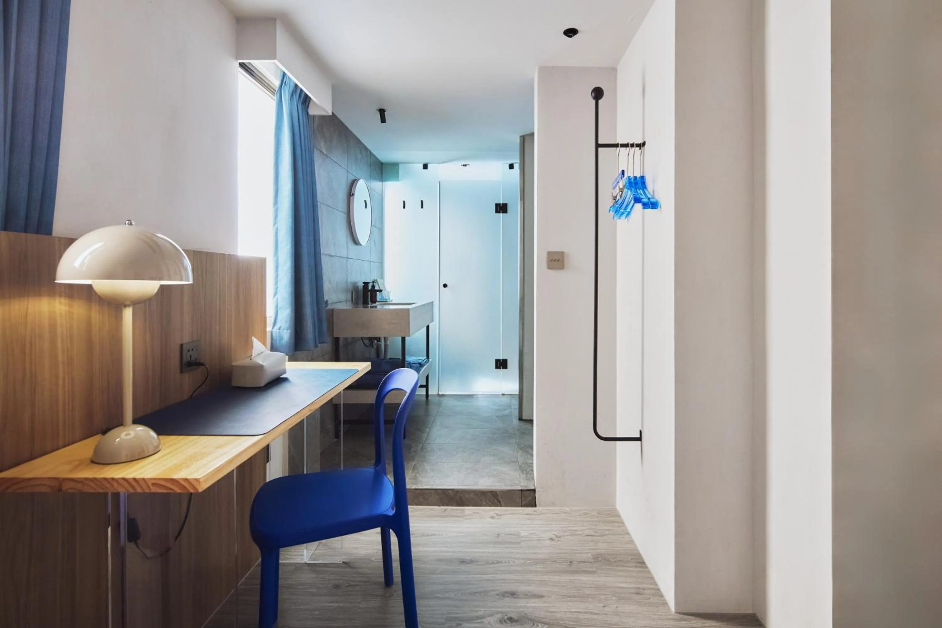 Bedroom in The Blue by Just Inn