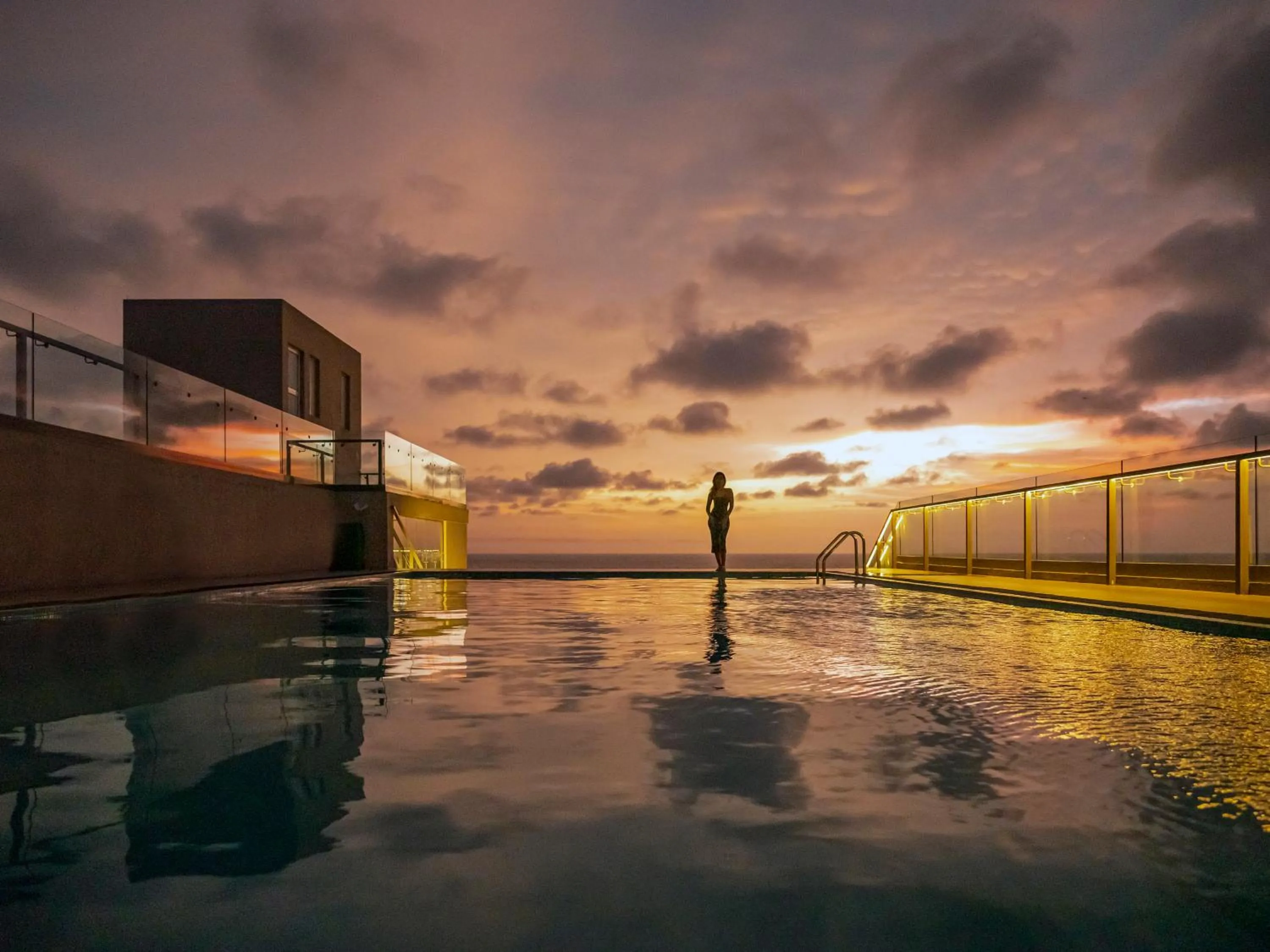 Pool view in Corundum Breeze Negombo