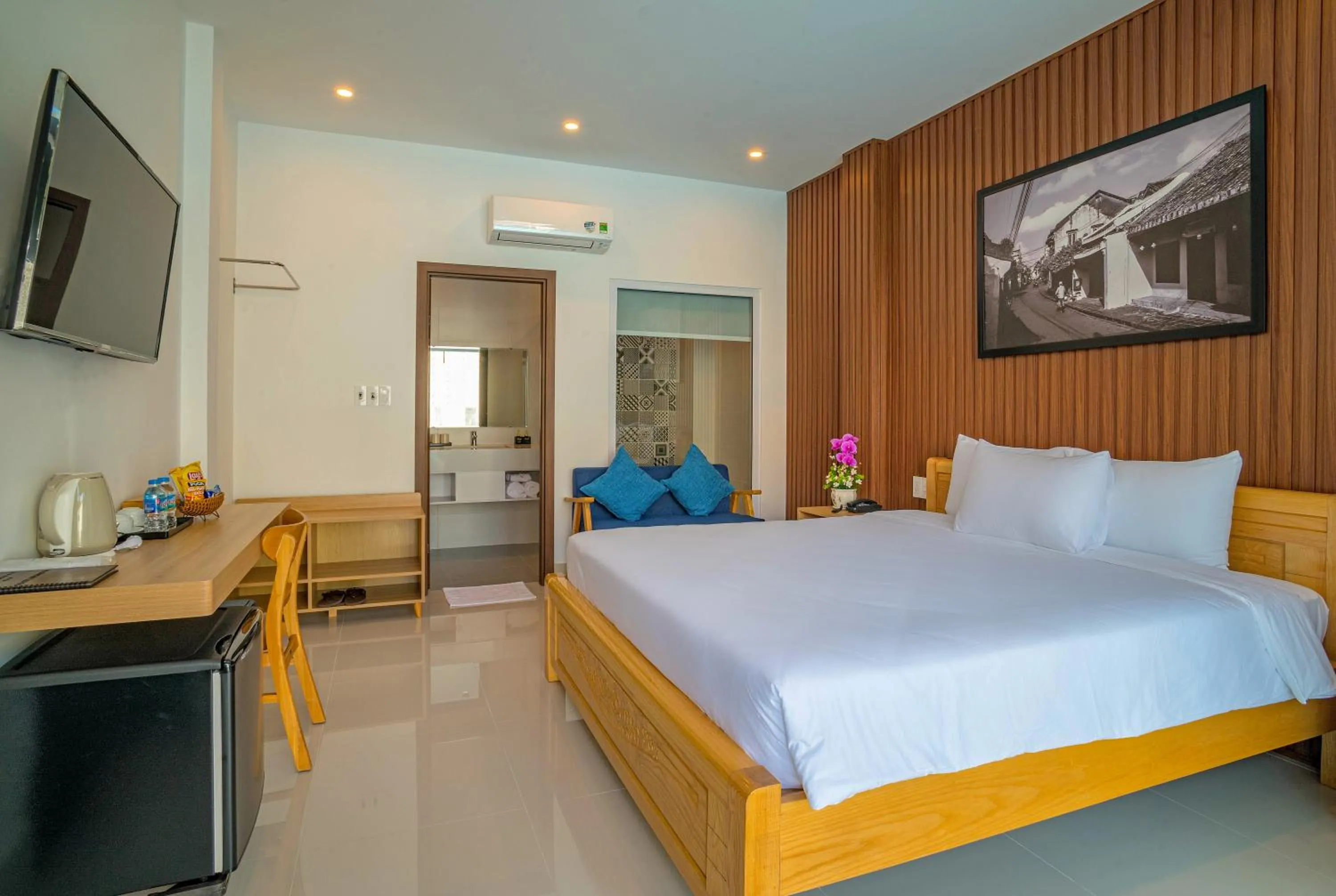 hair dresser, Bed in White House Central Villa