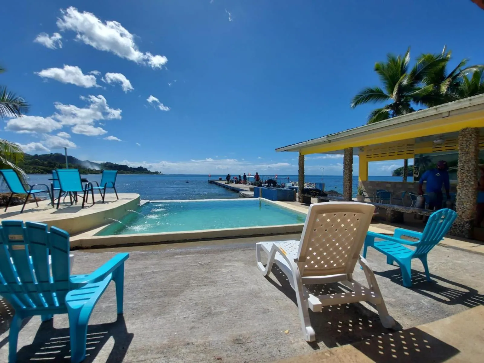 Swimming pool in ScubaPortobelo
