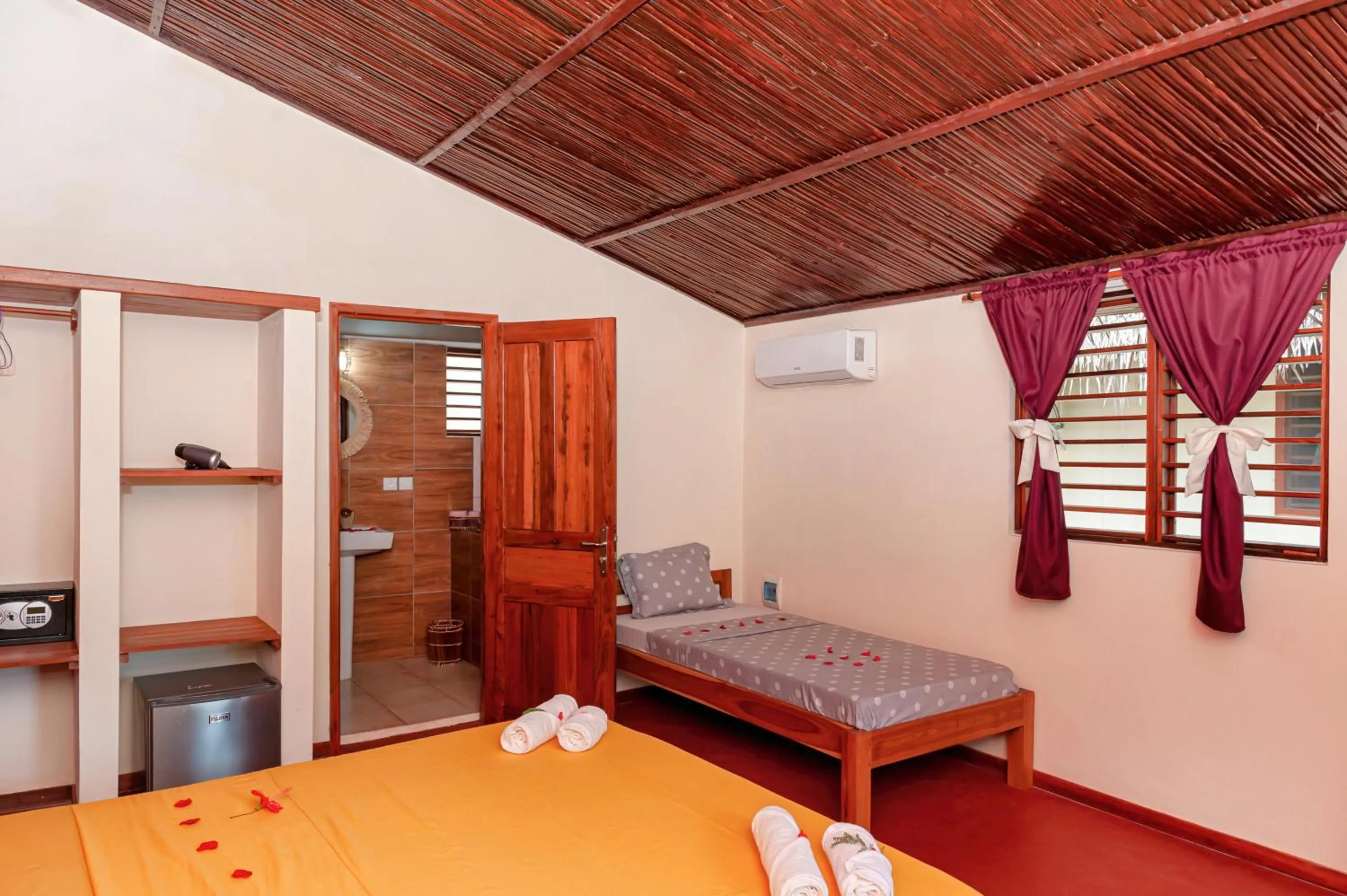 Bed in Blue Sky Resort