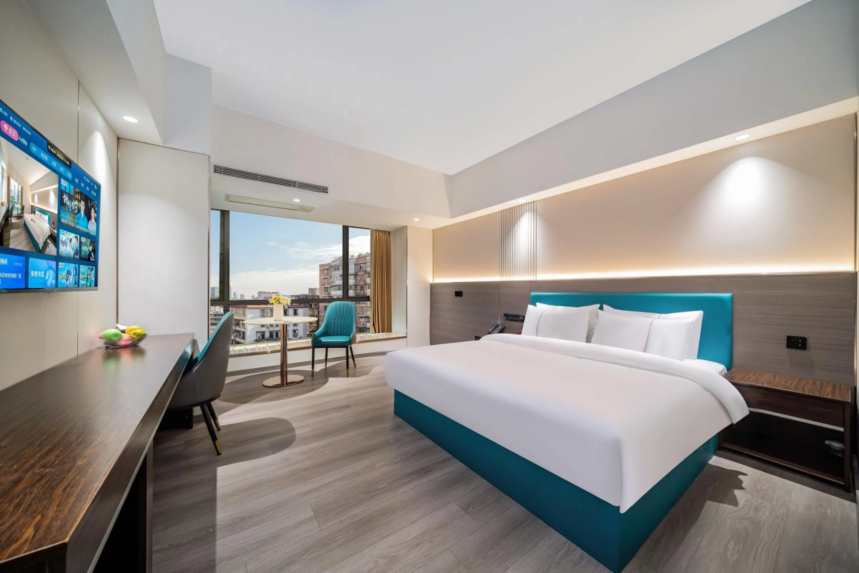 Photo of the whole room, Bed in Mei Gang Hotel