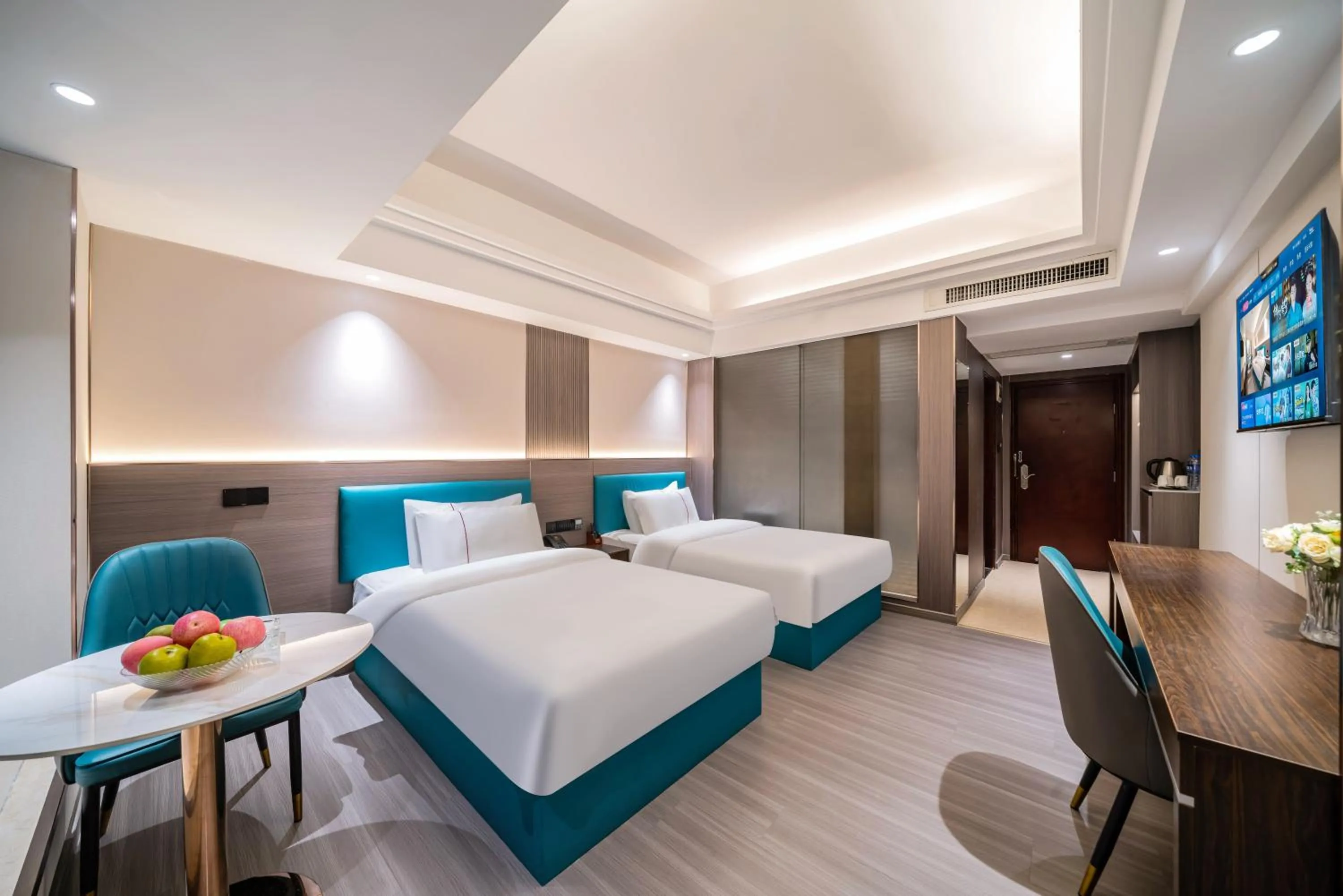 Bed in Mei Gang Hotel