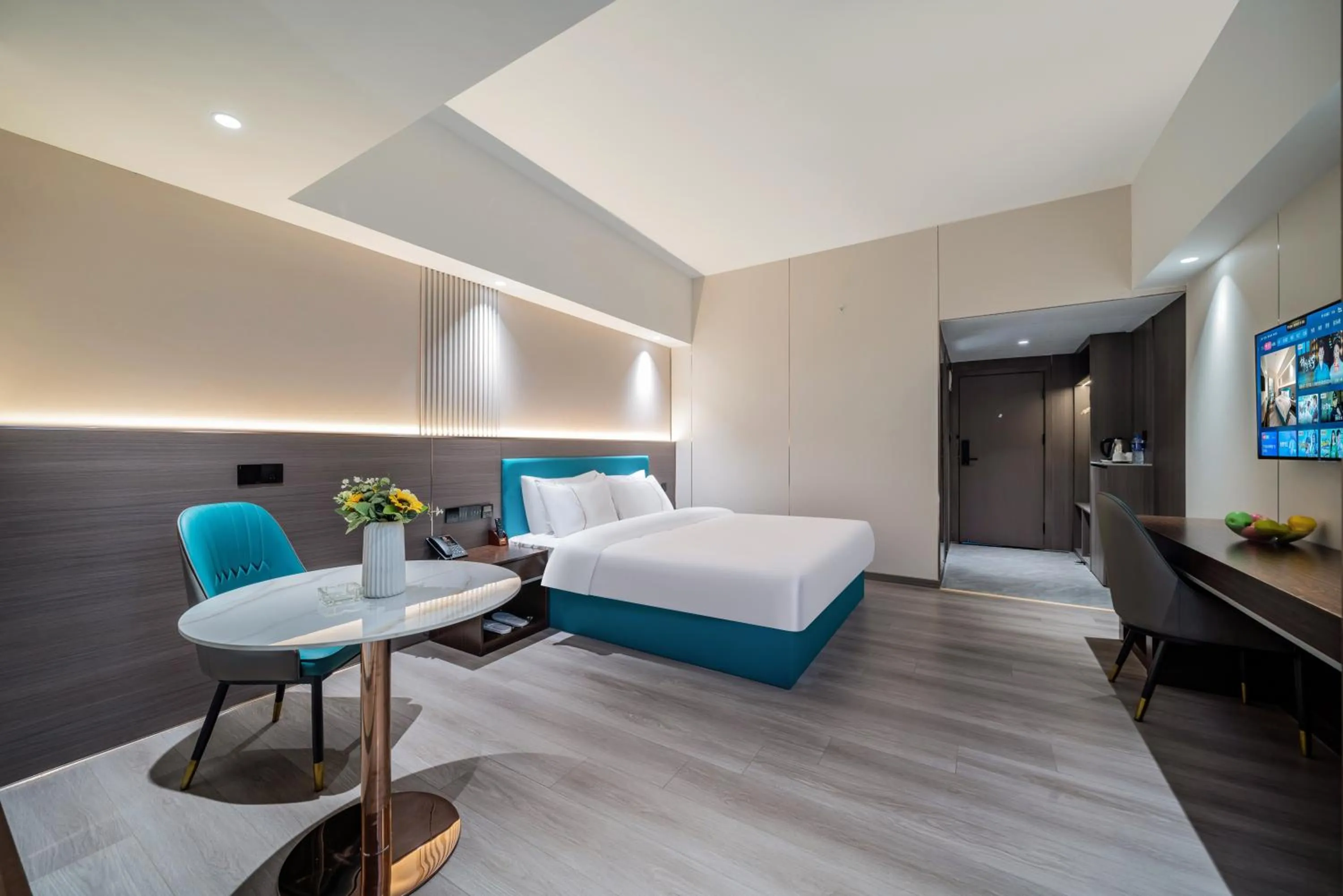 Bedroom, Bed in Mei Gang Hotel