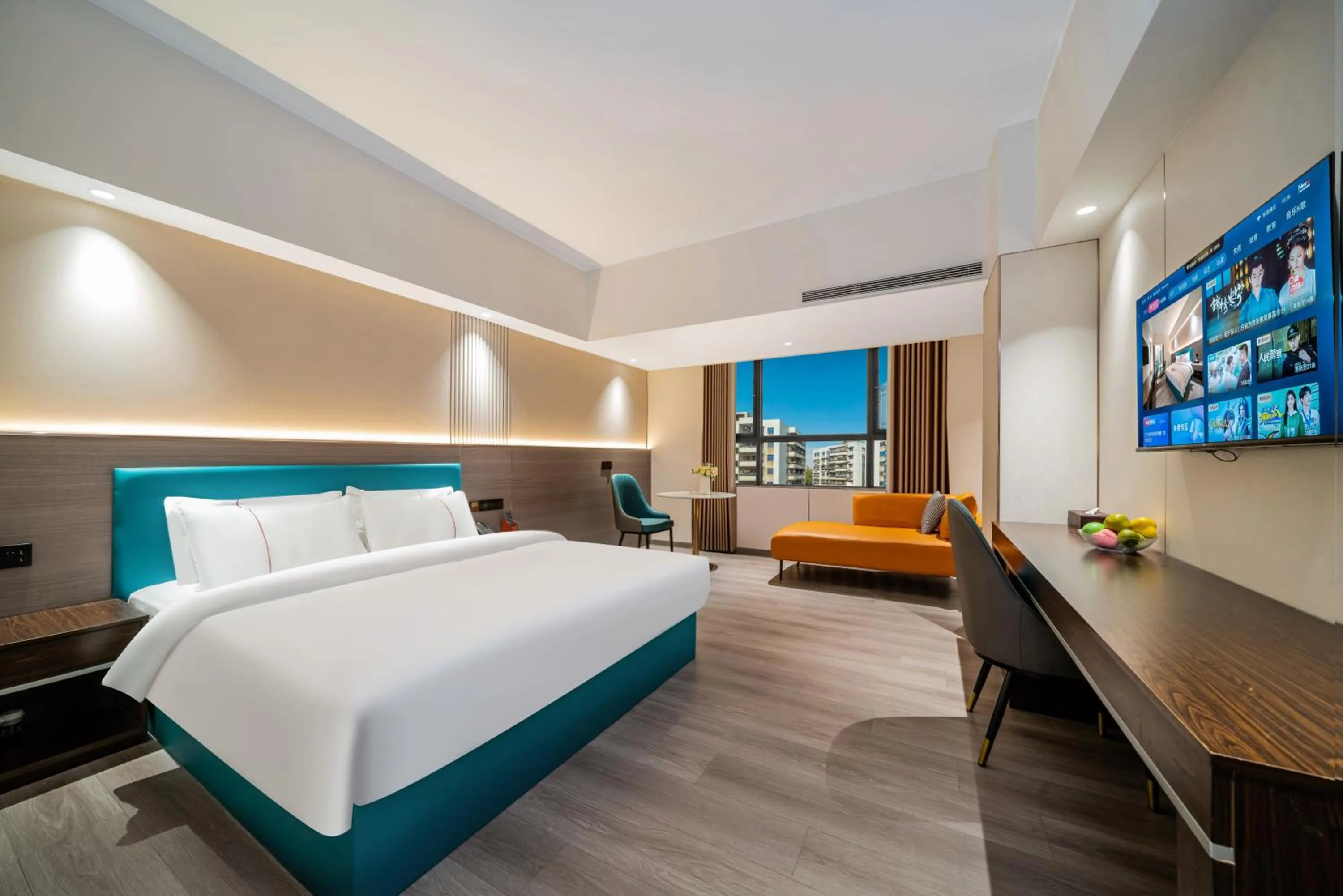 Photo of the whole room, Bed in Mei Gang Hotel