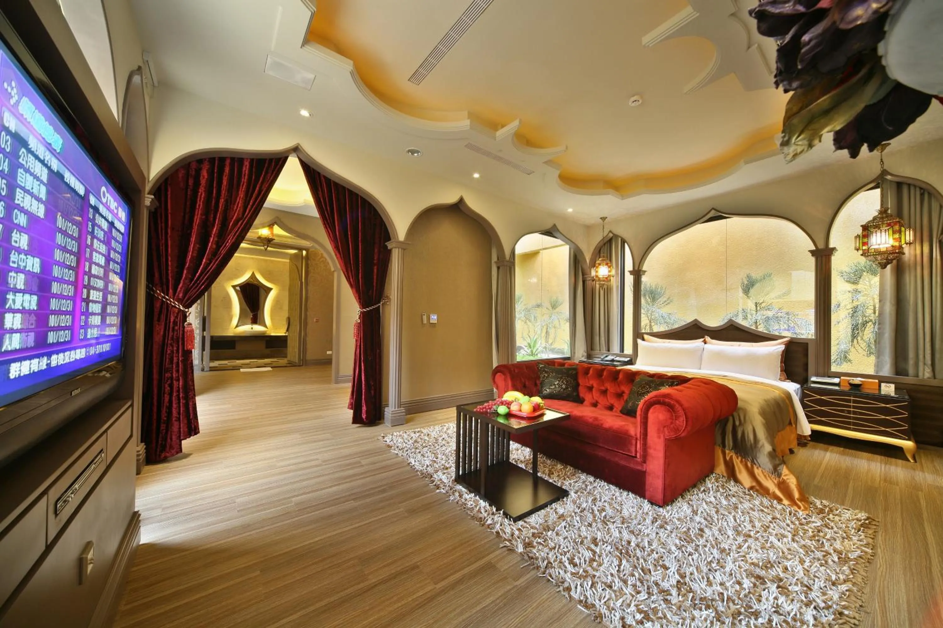 Bed in Han Guan Motel